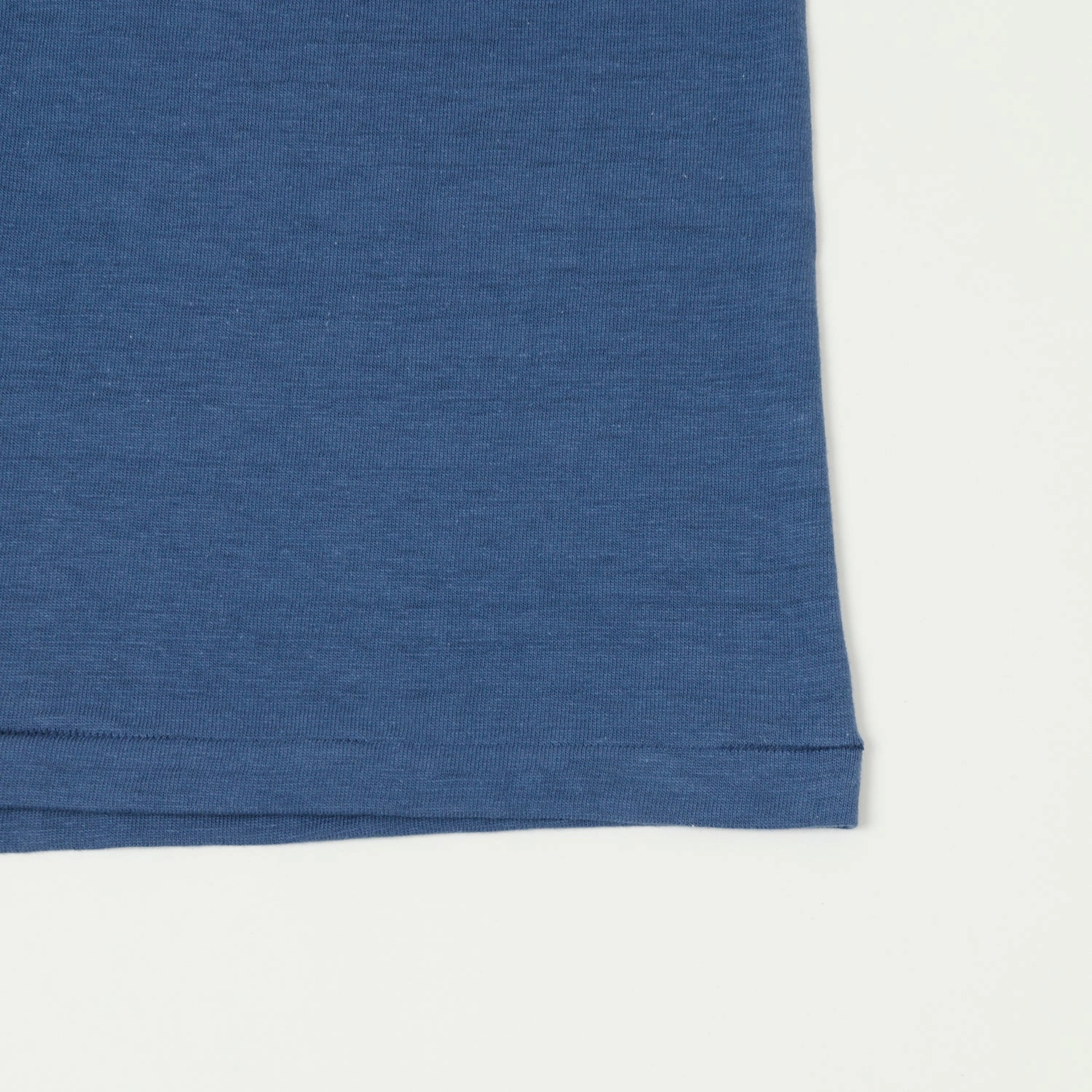 Warehouse & Co 4601 Henley T-Shirt - Faded Blue Silk combination