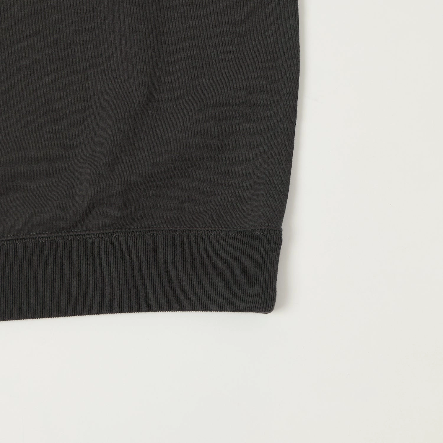 Jackman Dotsume Rib T-Shirt - Ink Black Durable Color Retention