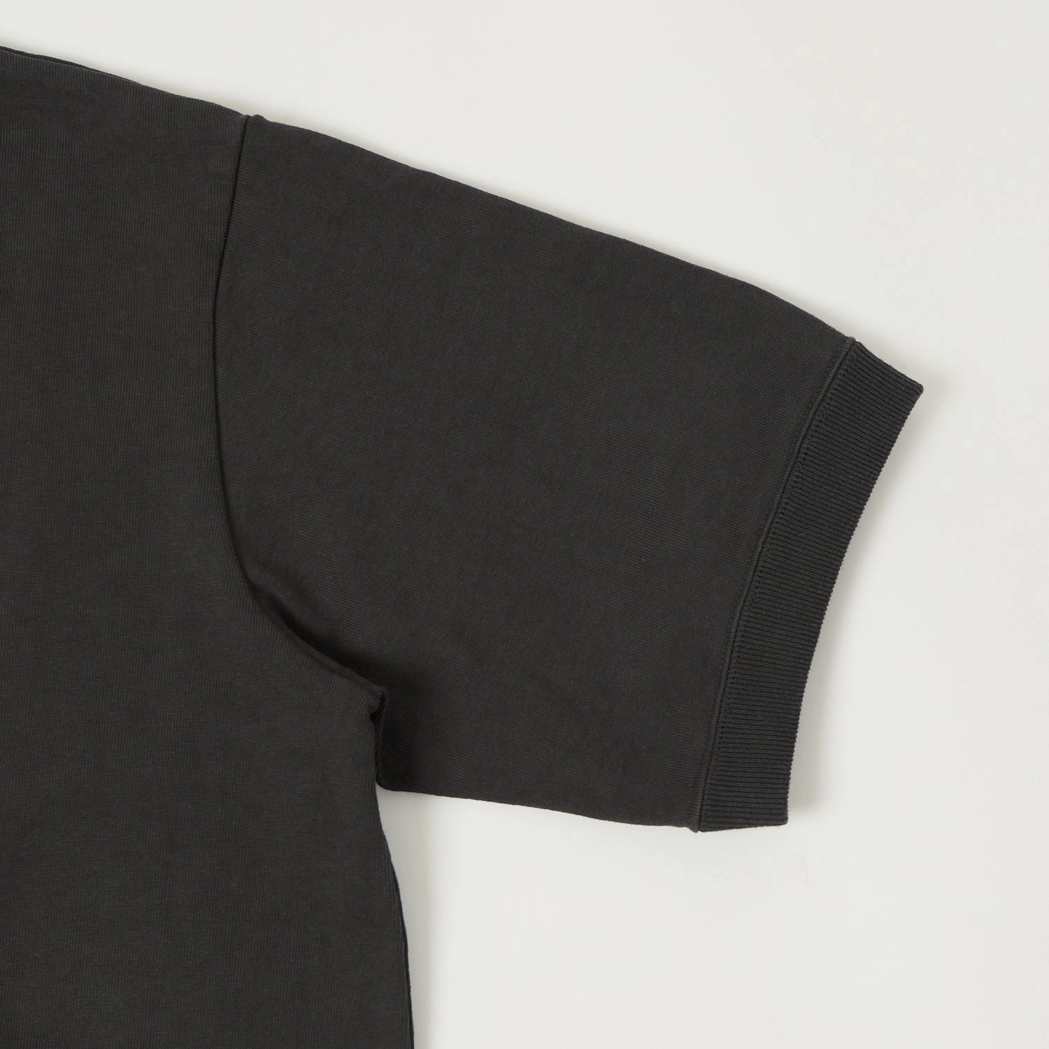 Jackman Dotsume Rib T-Shirt - Ink Black Quick Dry Comfort