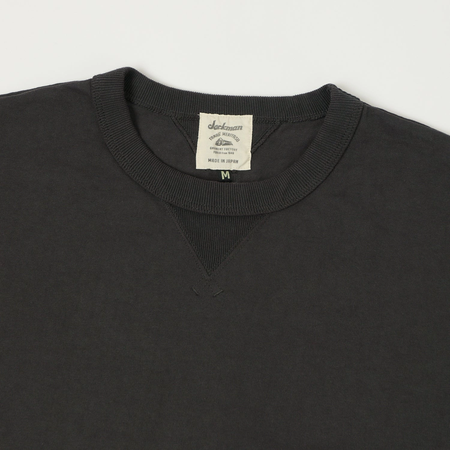 Indoor Comfort Jackman Dotsume Rib T-Shirt - Ink Black