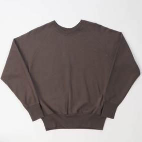 Warehouse & Co 461 Raglan Sleeve Sweatshirt - Charcoal Drawstring Hood Relaxed Fit