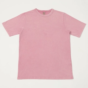 Flea-T 1950s Garment Dyed T-Shirt - Pink Essential Top