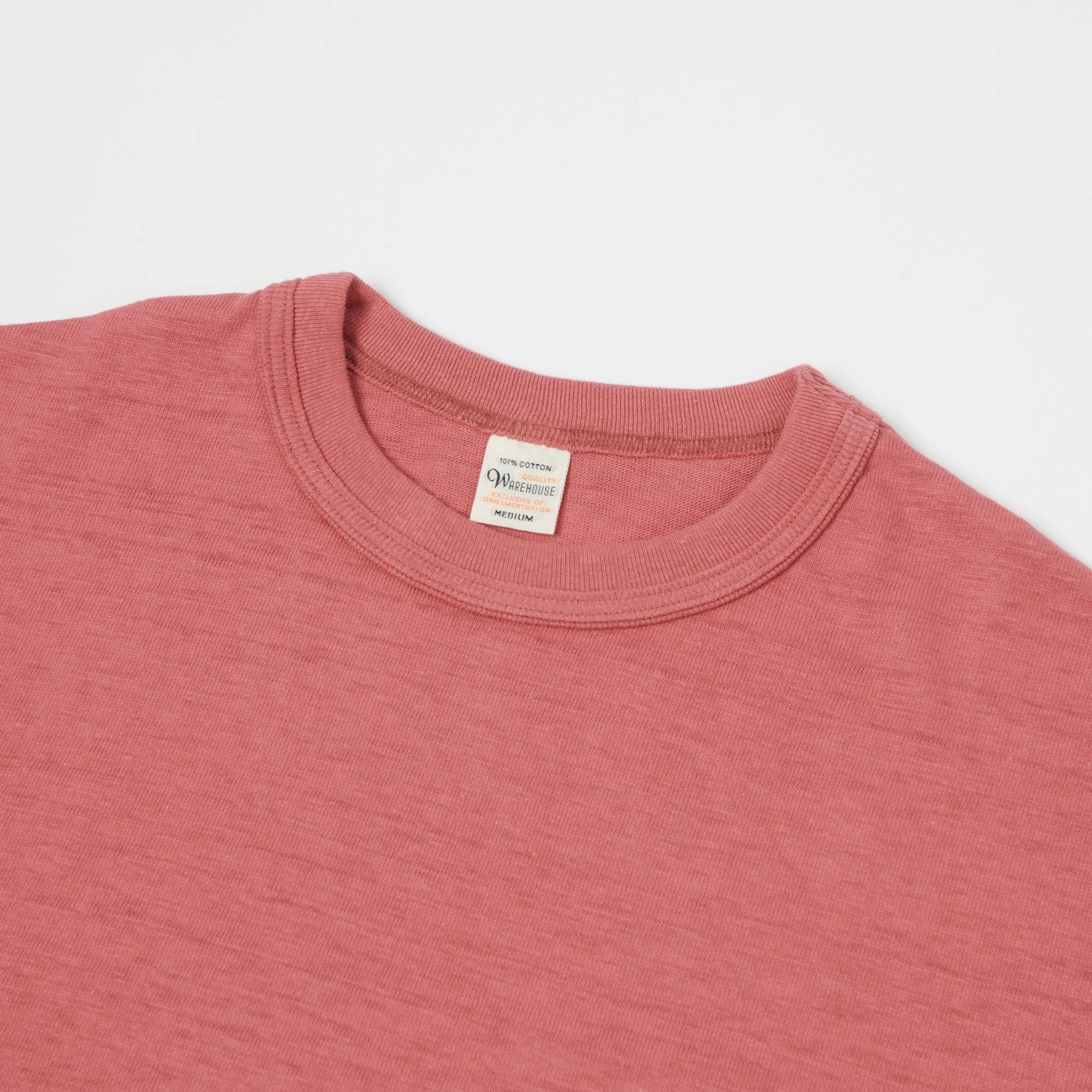 Warehouse & Co 4601 Pocket T-Shirt - Faded Red Slim Waist Perfect for Workouts