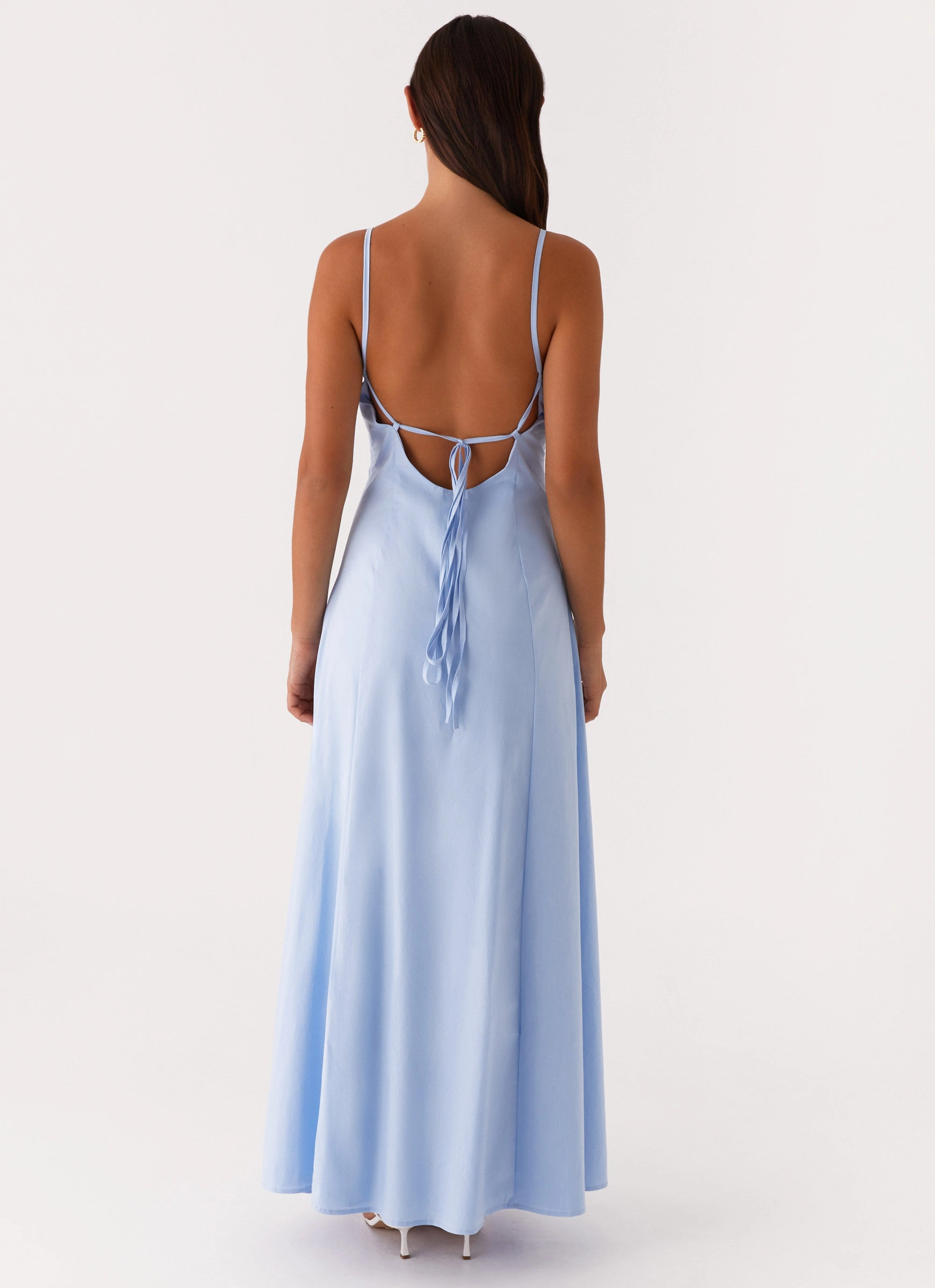 Chic Spirit Clear As Day Maxi Dress - Blue