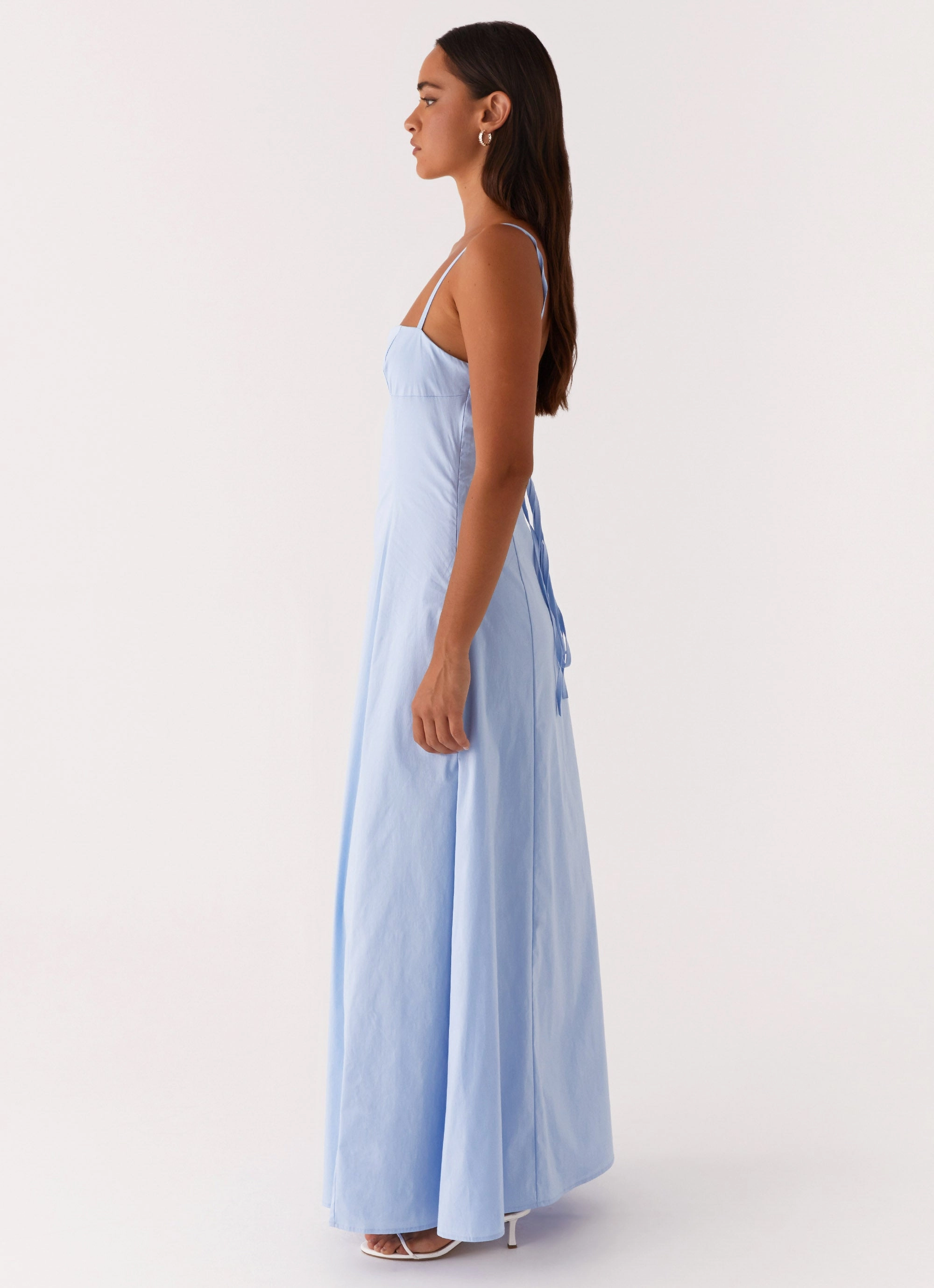 Clear As Day Maxi Dress - Blue Relaxed day dress Playful and flirty dress