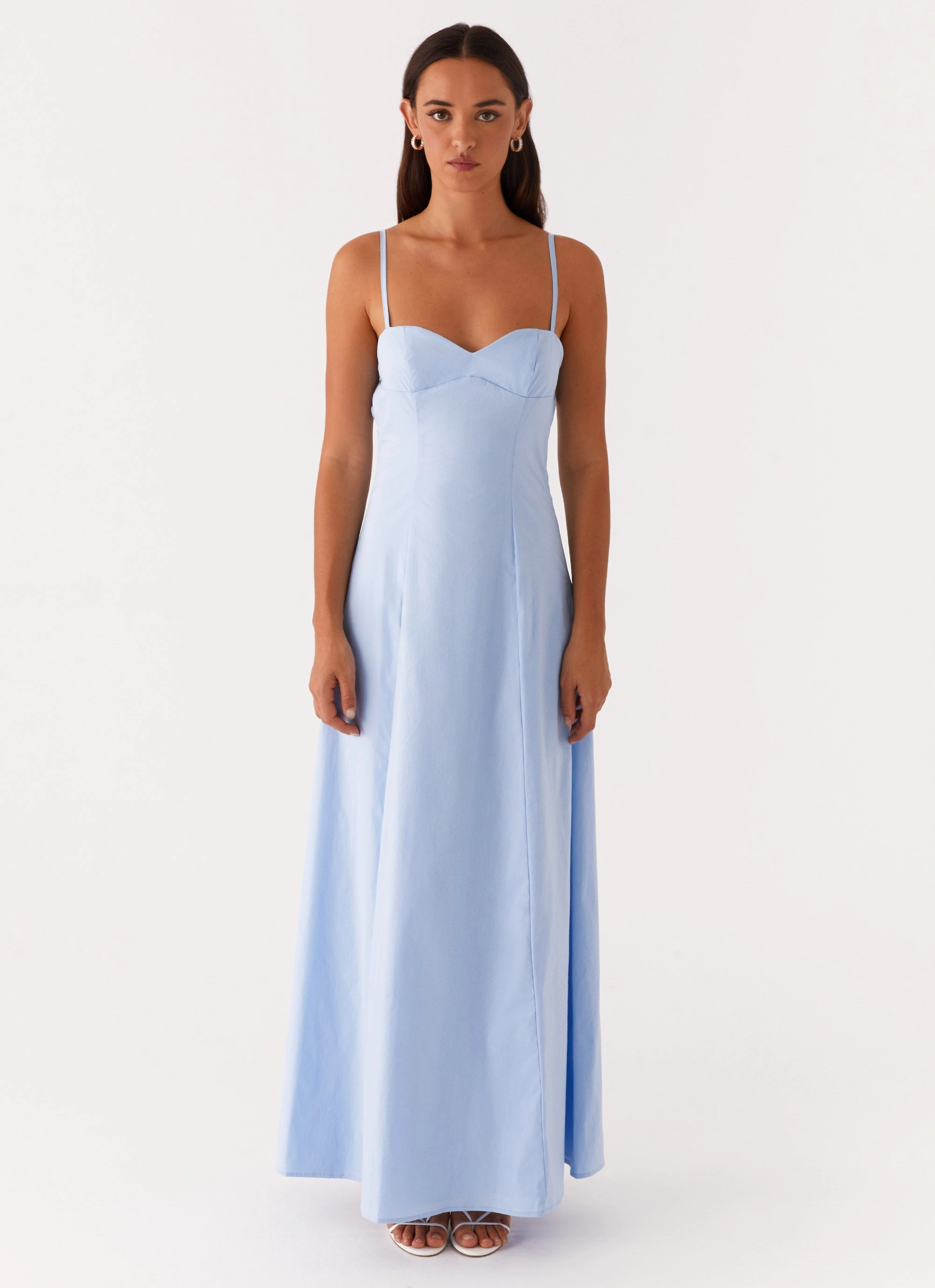 Clear As Day Maxi Dress - Blue Smart Fashion