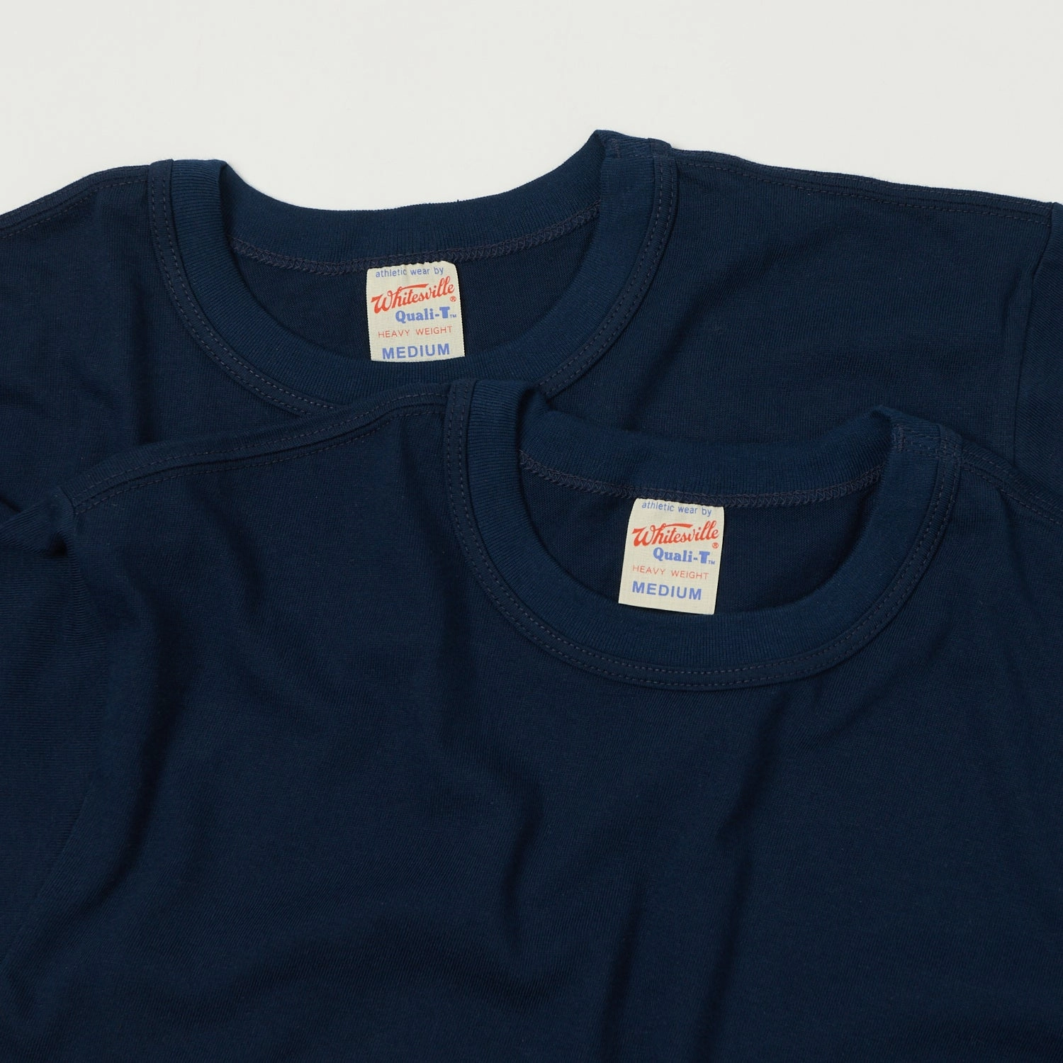 Whitesville Classic T-Shirt Two Pack - Navy Relaxed Fit Design Casual Wearable