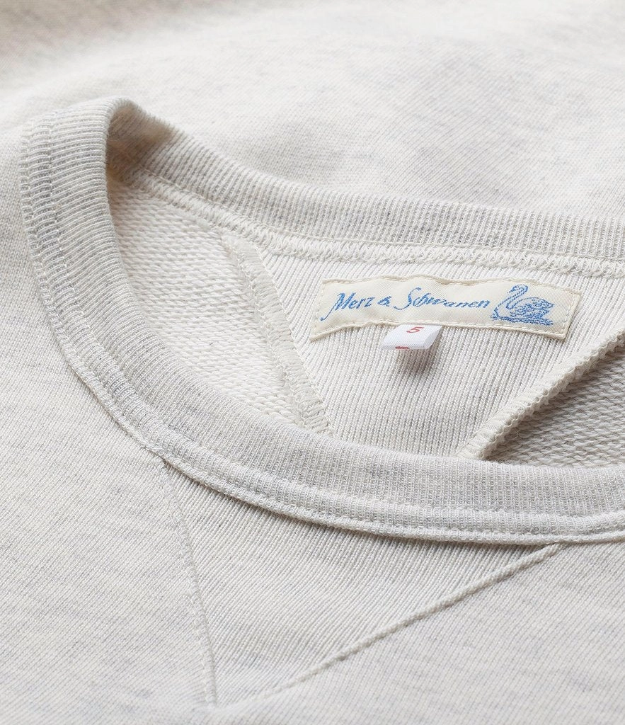 Merz b. Schwanen 344 Eskimo Print Sweatshirt - Nature Melange style test