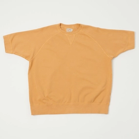 TOYS McCOY Short Sleeve Military Sweatshirt - Gold Athleisure Wear Functional Layer