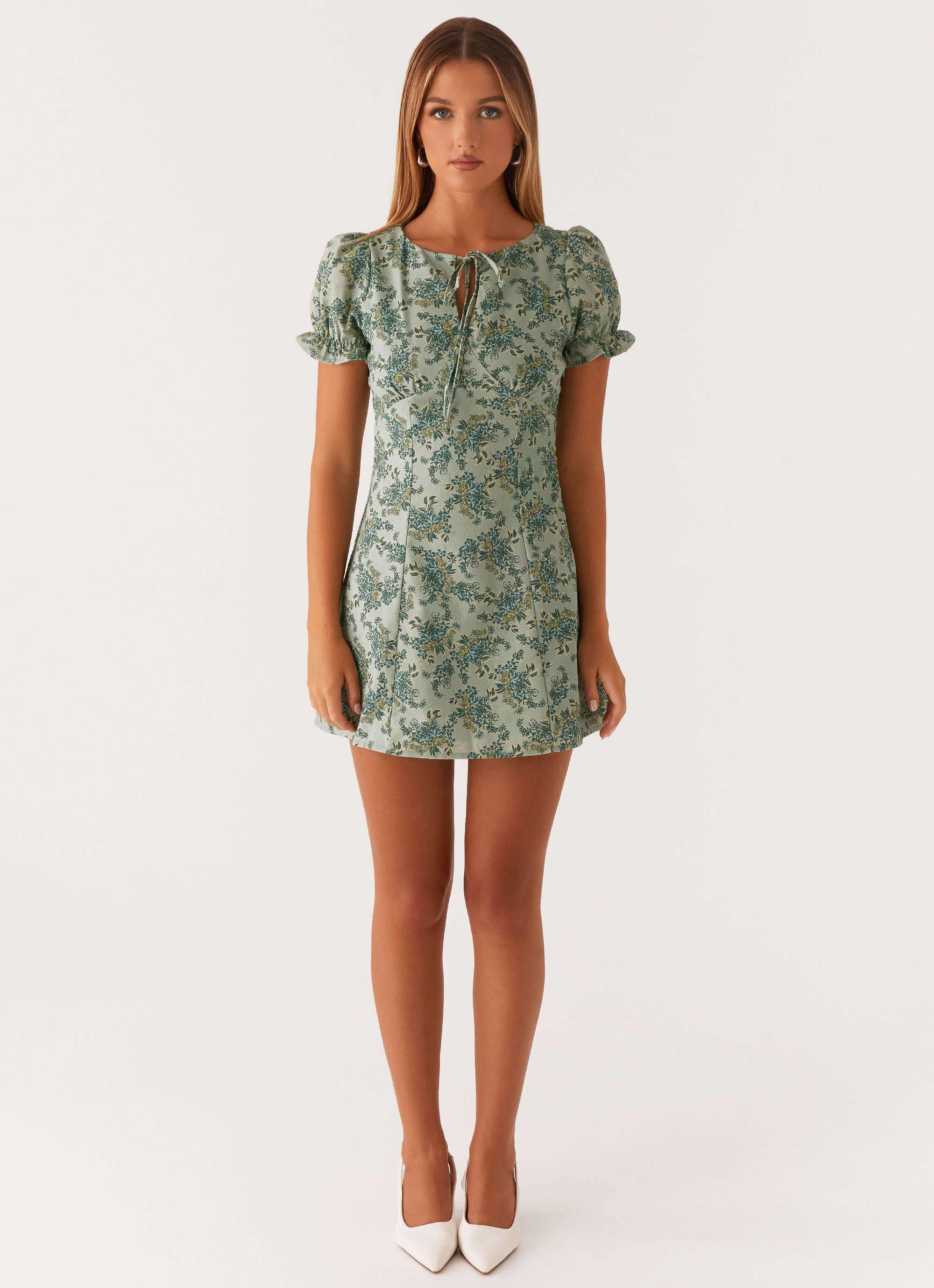 Someday Mini Dress - Cloud Nine Floral Soft color