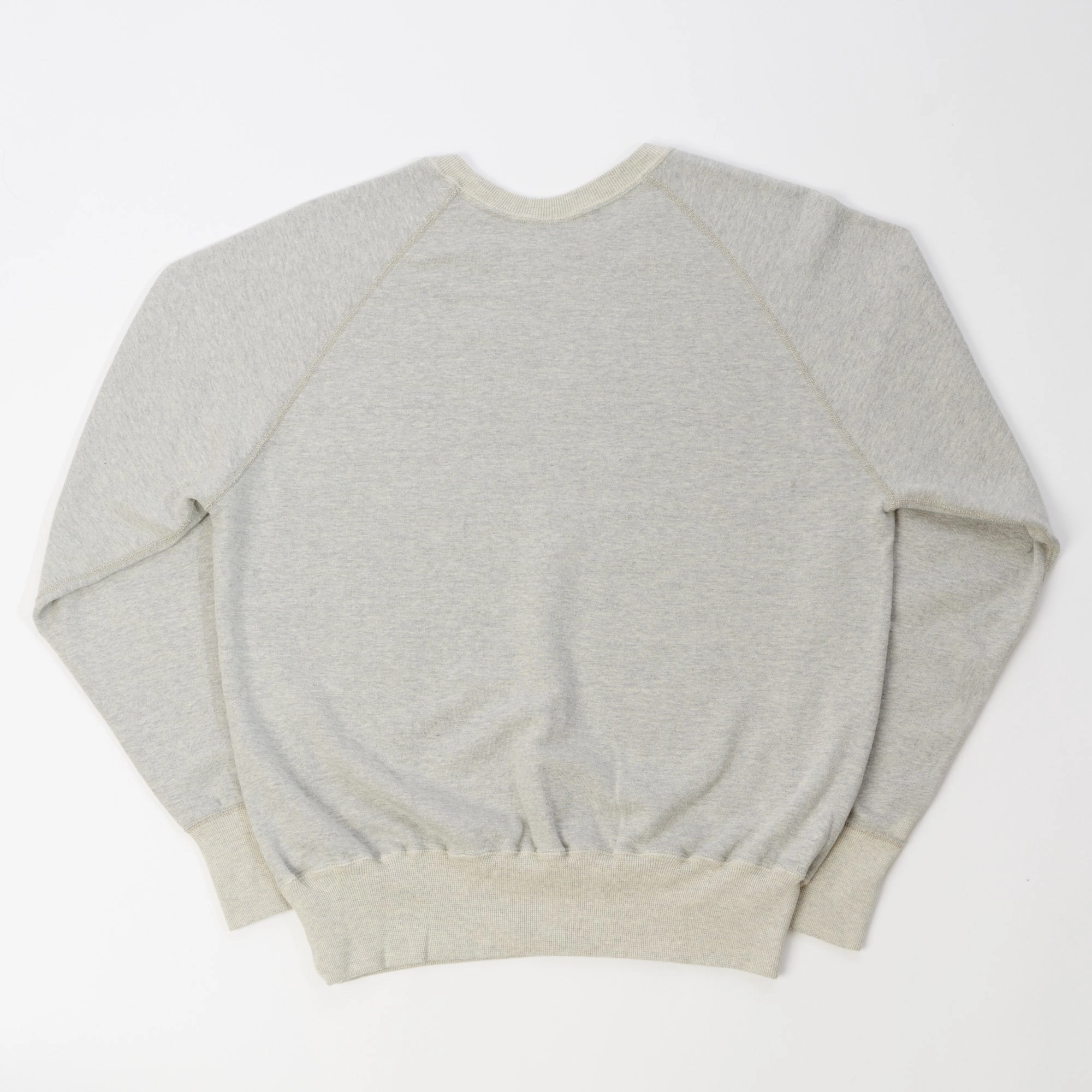 Soft Layers Layer Minimal Warehouse & Co 461 Raglan Sleeve Sweatshirt - Faded Heather Grey