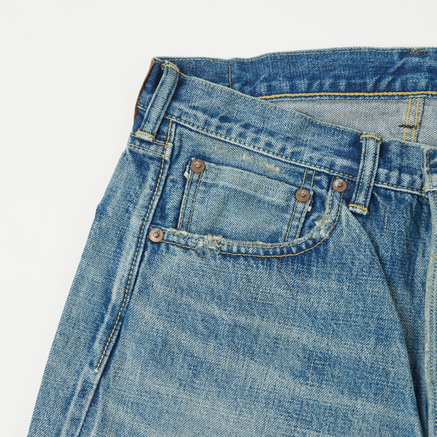 Night Out Neutral Textured Full Count 1110 13.75oz Slim Tapered Jean - 'Dartford' Wash