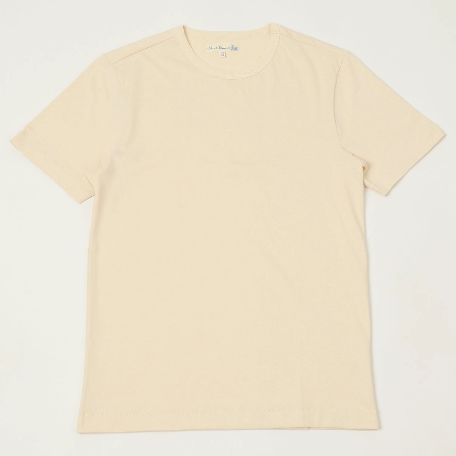 Cozy Layer Fit Premium Cotton Blend Merz b. Schwanen 2M15 Classic Jersey T-Shirt - Nature