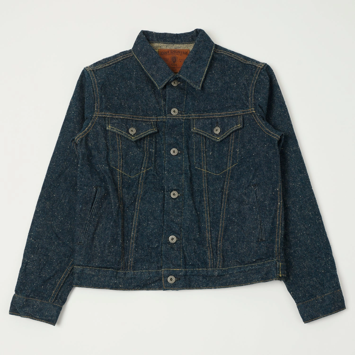 ONI Denim 02527P-CCD 'Crushed Concrete Kabuki' 15oz Type III Denim Jacket - One Wash Breathable Layer Softshell Material
