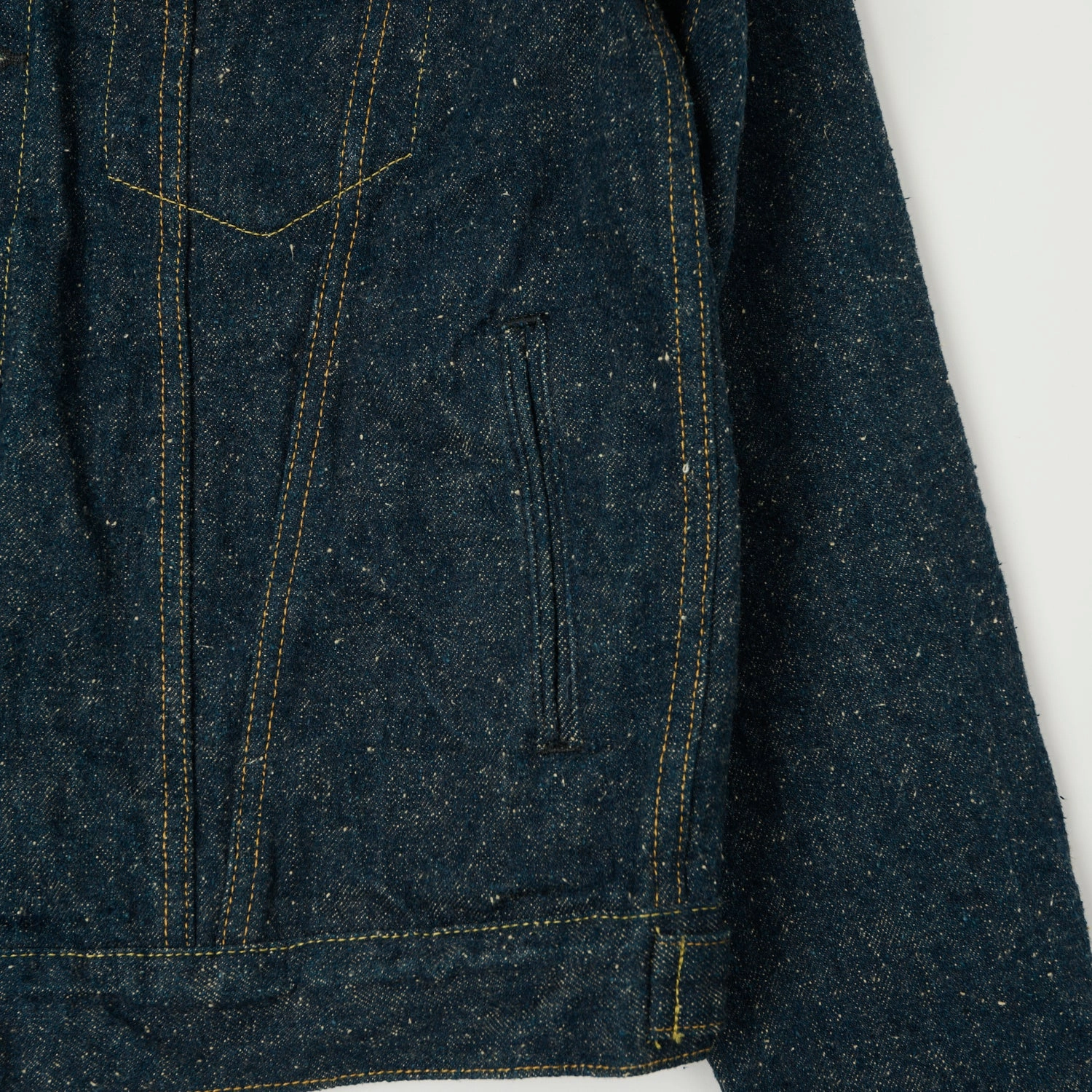 ONI Denim 02527P-CCD 'Crushed Concrete Kabuki' 15oz Type III Denim Jacket - One Wash Easy Comfort Infrastructure