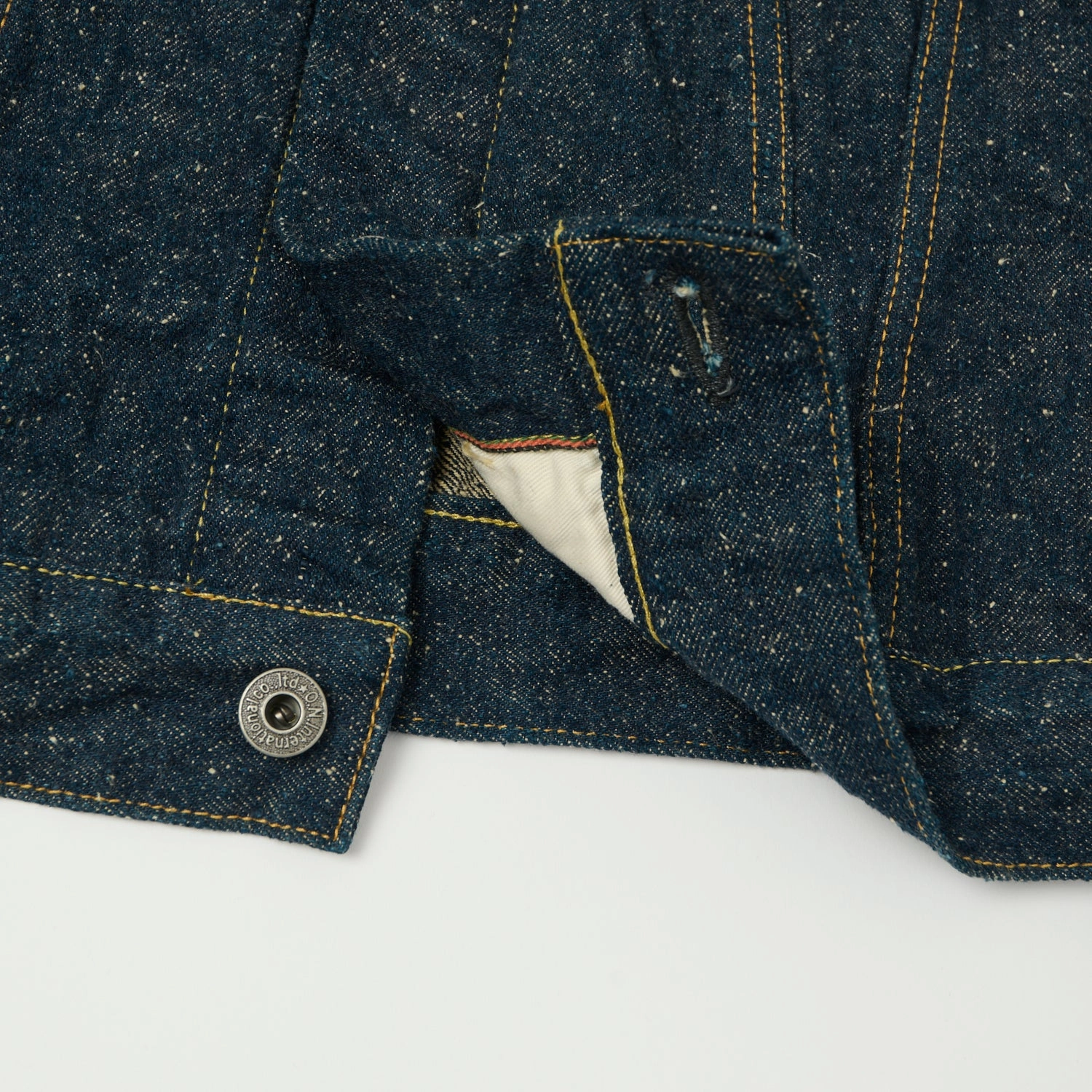 self - treat Quick Closure ONI Denim 02527P-CCD 'Crushed Concrete Kabuki' 15oz Type III Denim Jacket - One Wash
