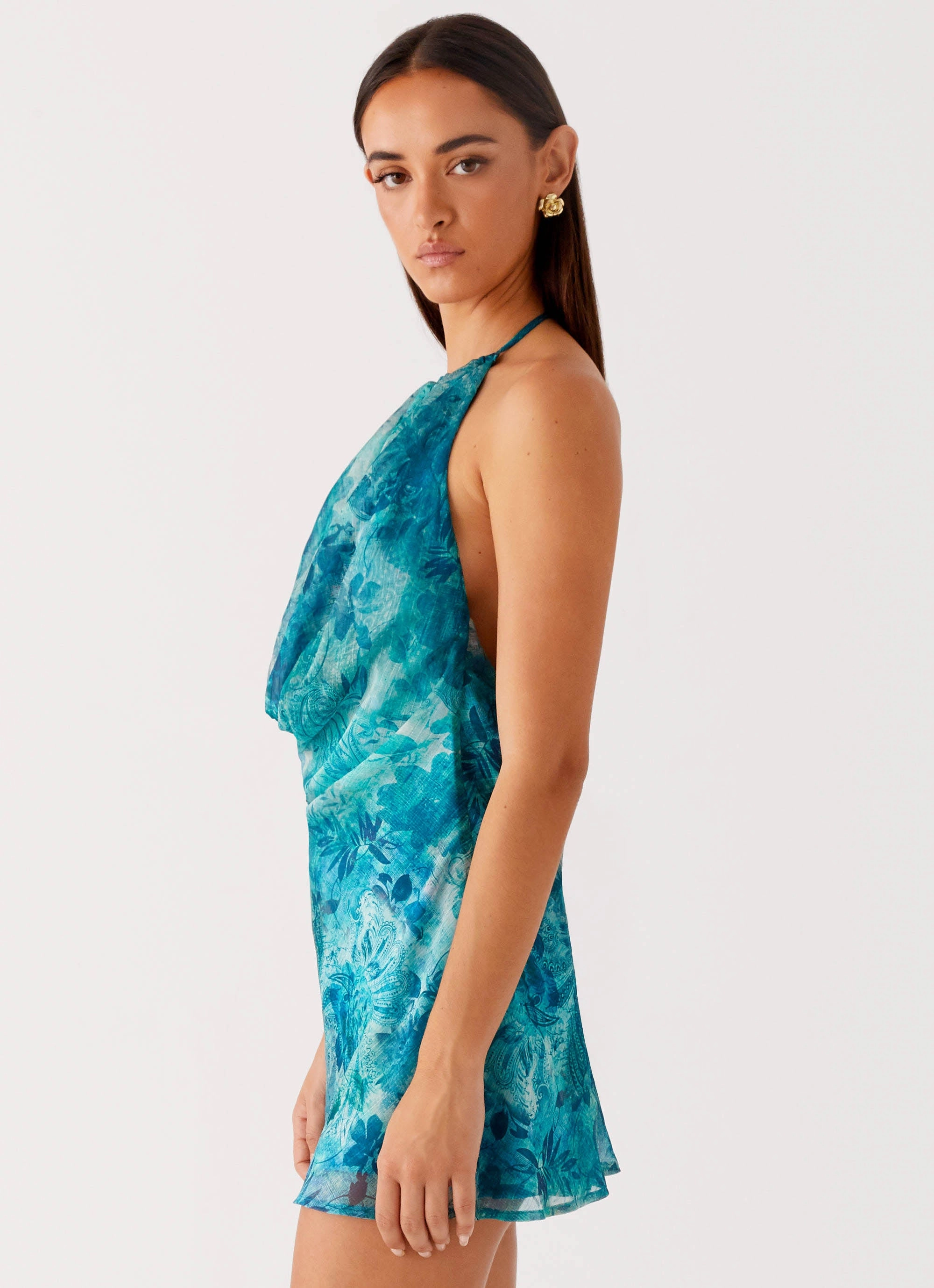 Ele Mini Dress - Teal Daily Option All Layer