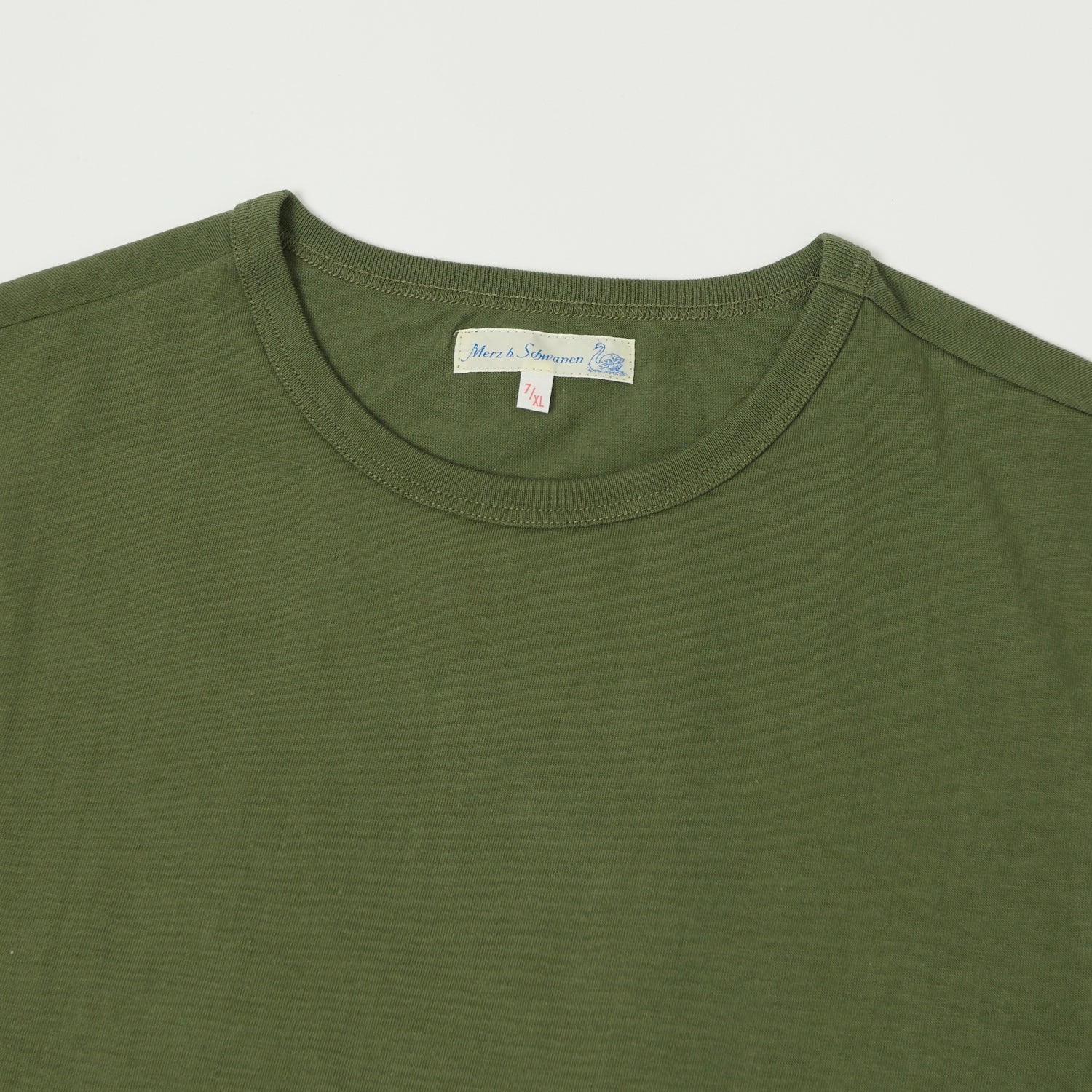 AllSeasonWear Sustainable production Merz b. Schwanen 1950s Lightweight Classic T-Shirt - Army