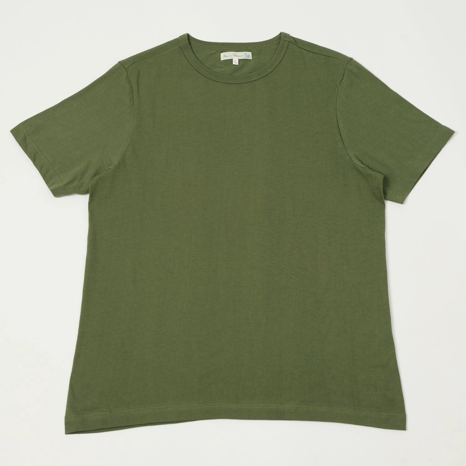 Merz b. Schwanen 1950s Lightweight Classic T-Shirt - Army Eco Friendly Material