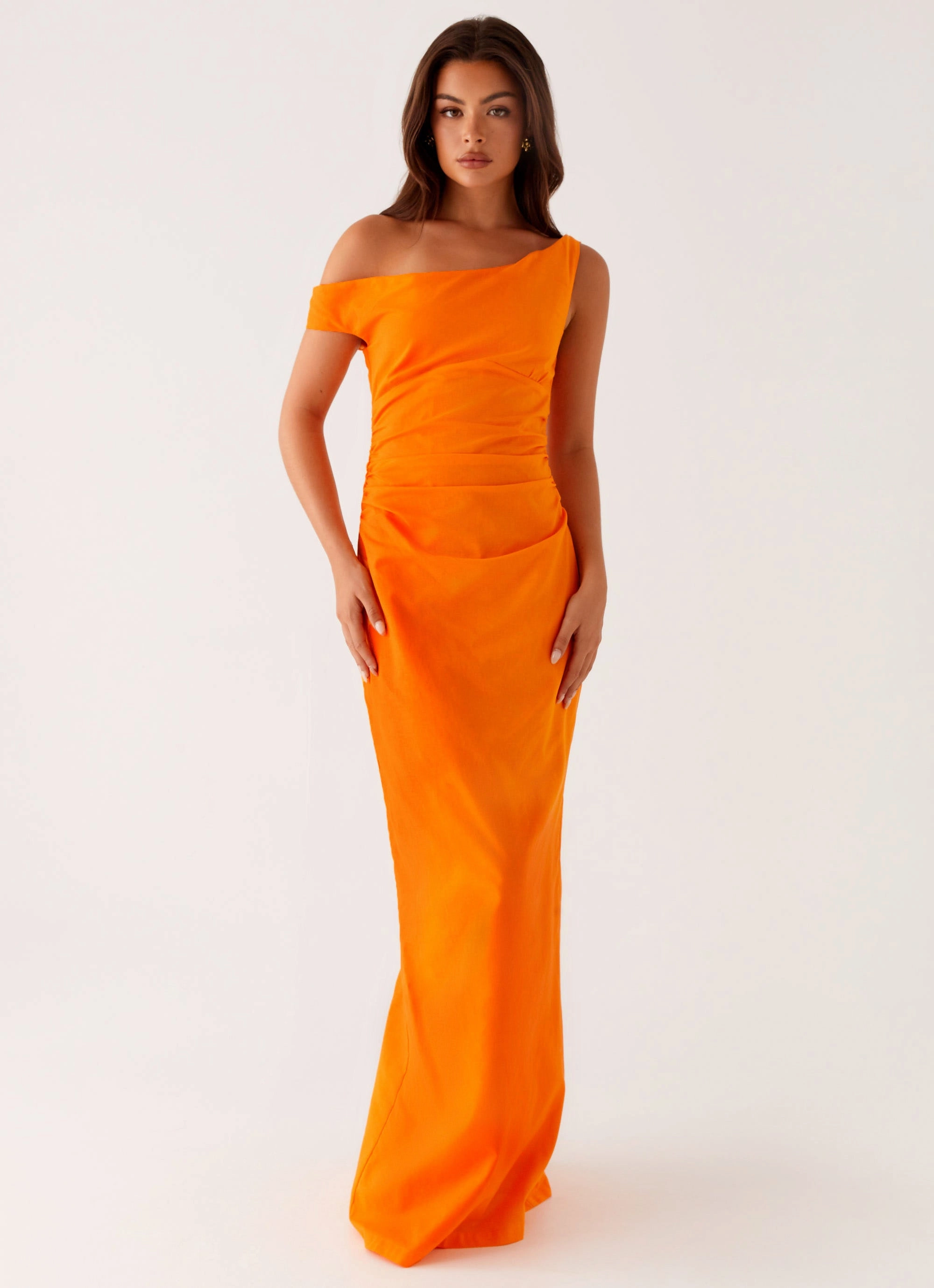 Ignite Maxi Dress - Orange Easy-Storage