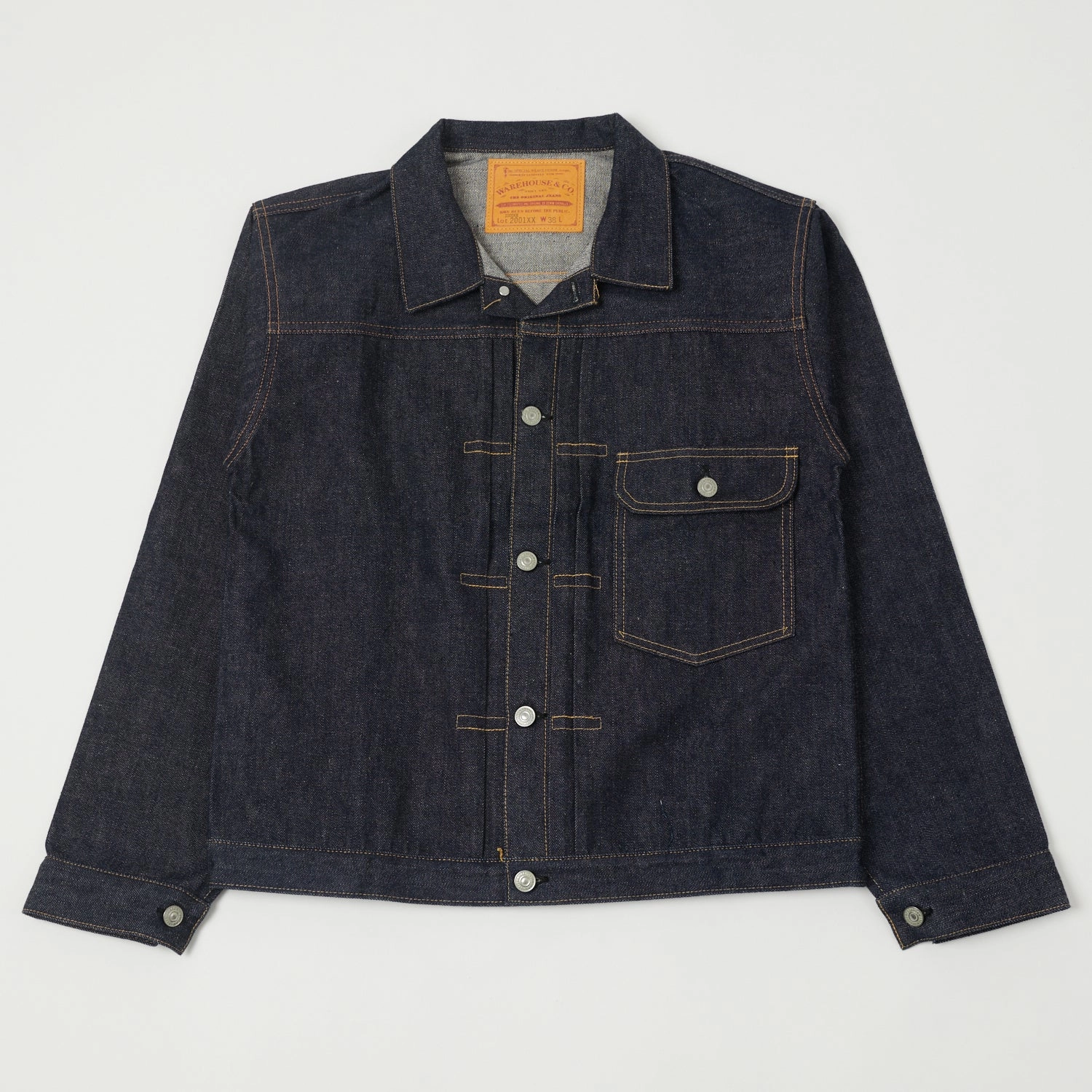Trail Tested Hardware Warehouse & Co 2001XX (2000XX) 1947 Model Type I Denim Jacket - Raw