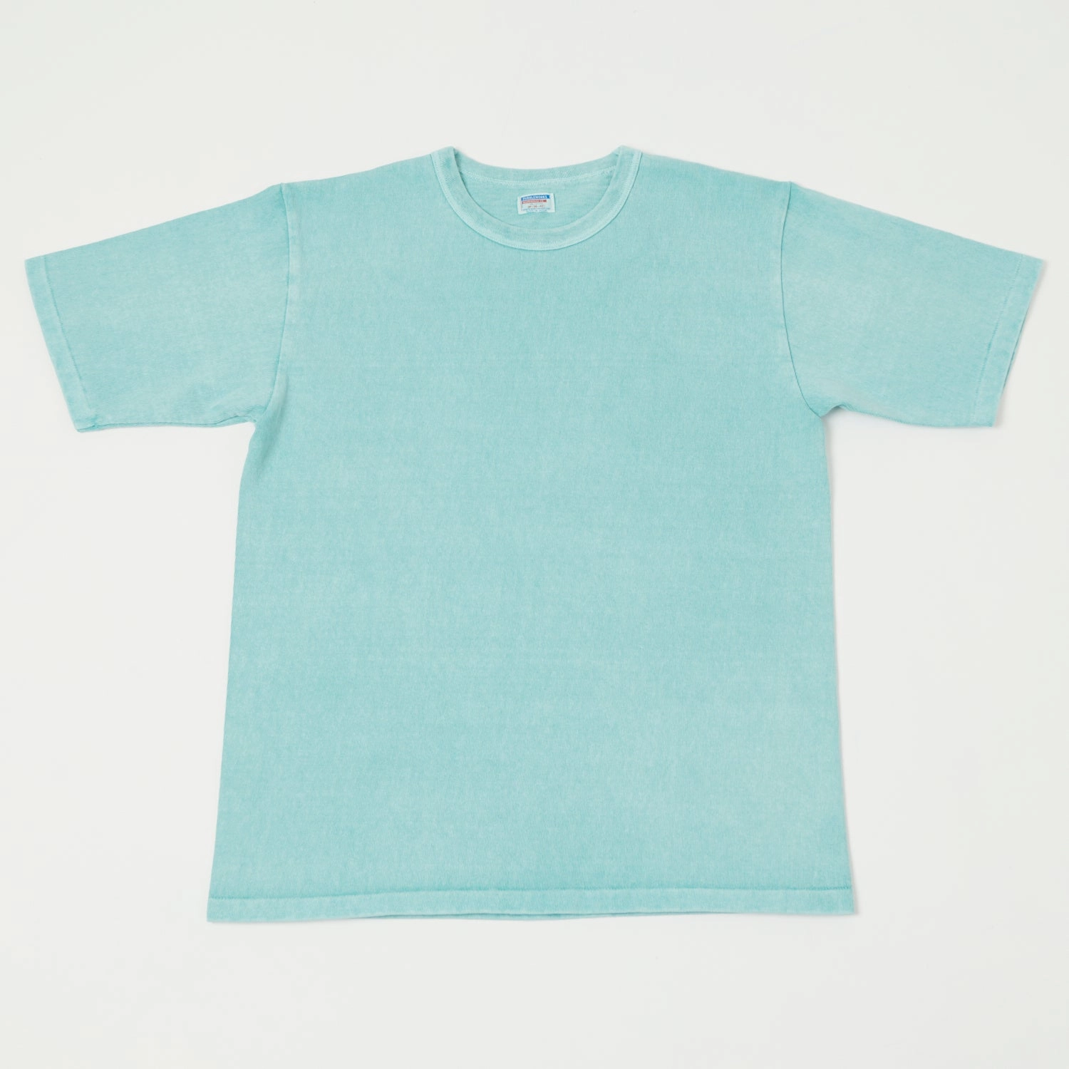 Dubbleworks Heavy Fabric Pigment Dye Tee - Light Turquoise Breathable Wear Fit Eco Friendly Dyes