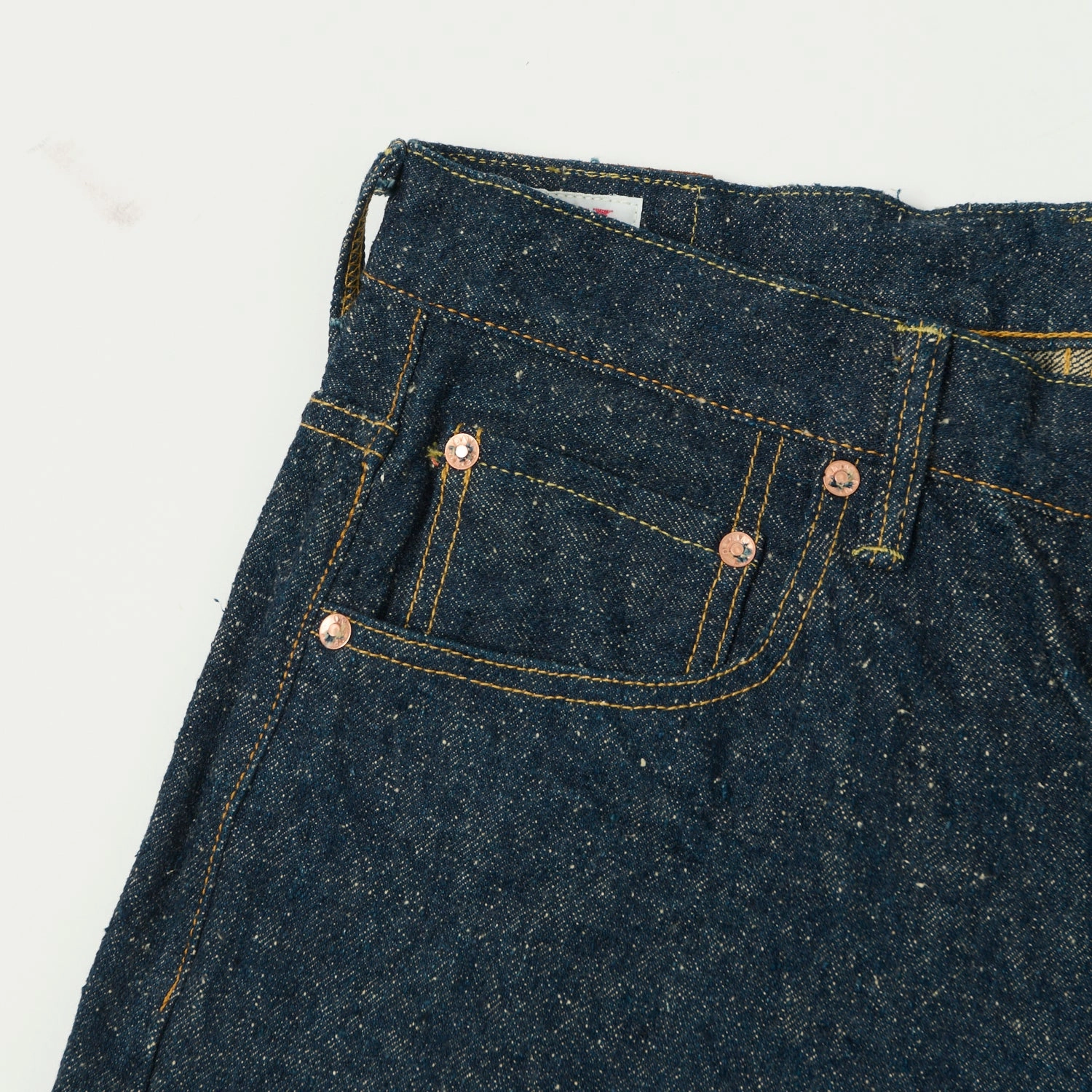 Textured Vibrant Everyday Vibrant ONI Denim 200-CCD Kabuki 'Crushed Concrete Denim' 15oz Wide Straight Jean - One Wash