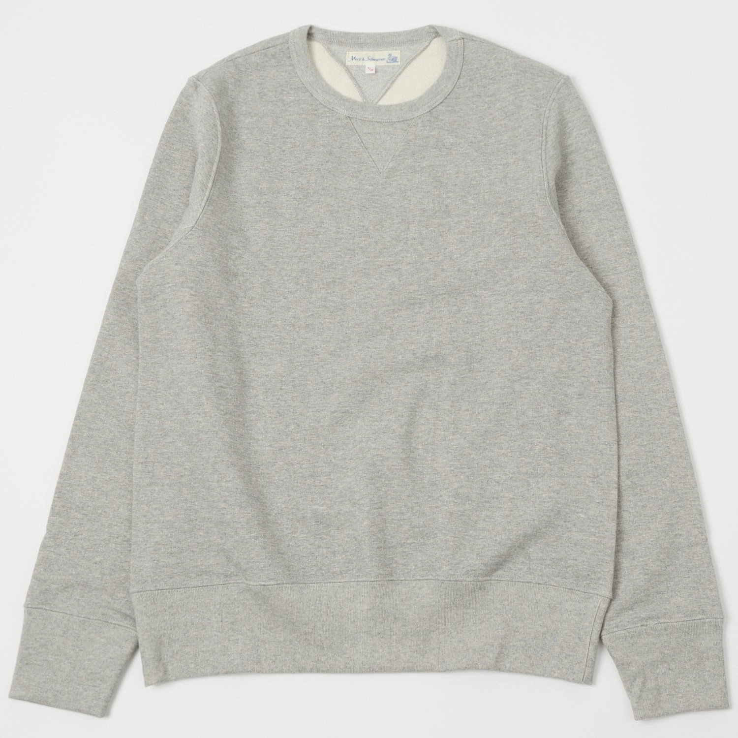 Merz b. Schwanen 346 Classic Sweatshirt - Grey Melange Youth Style Modern Sporty