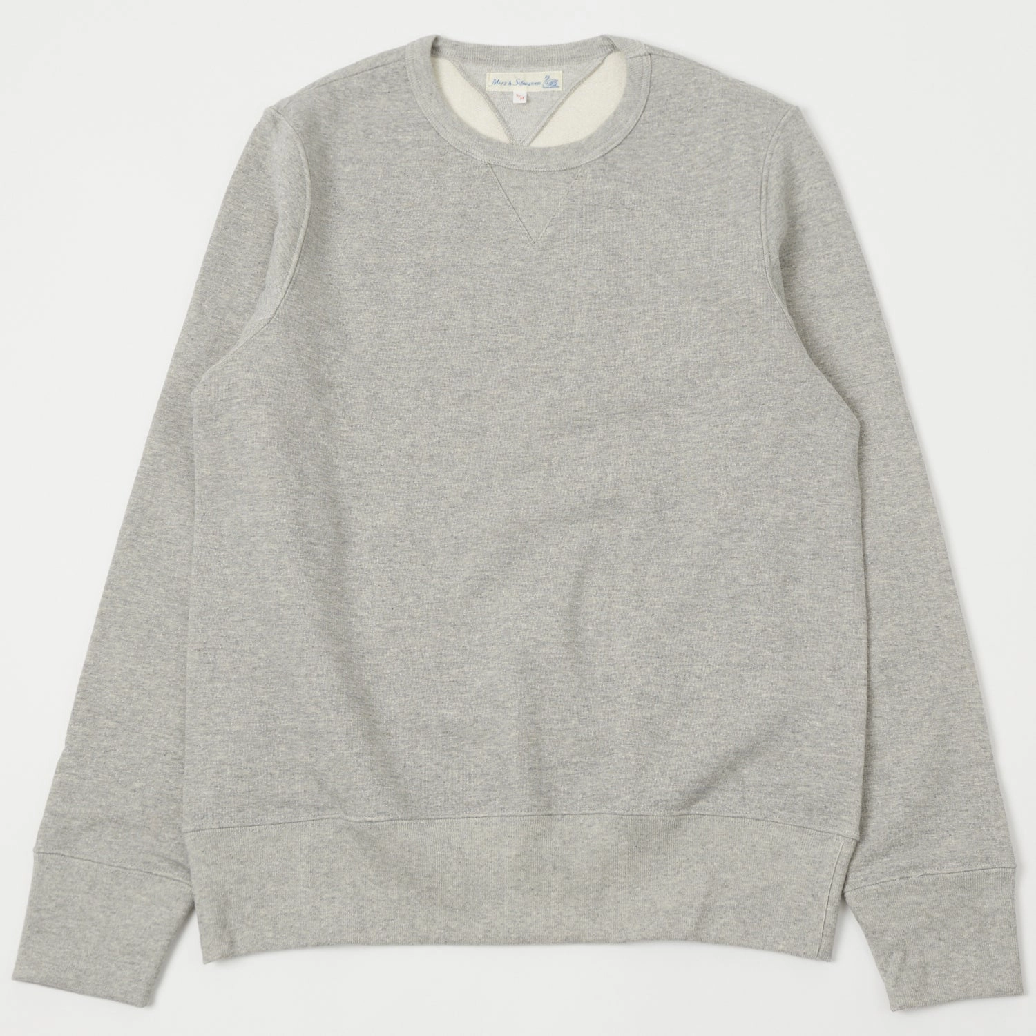 Classic Comfort Merz b. Schwanen 346 Classic Sweatshirt - Grey Melange