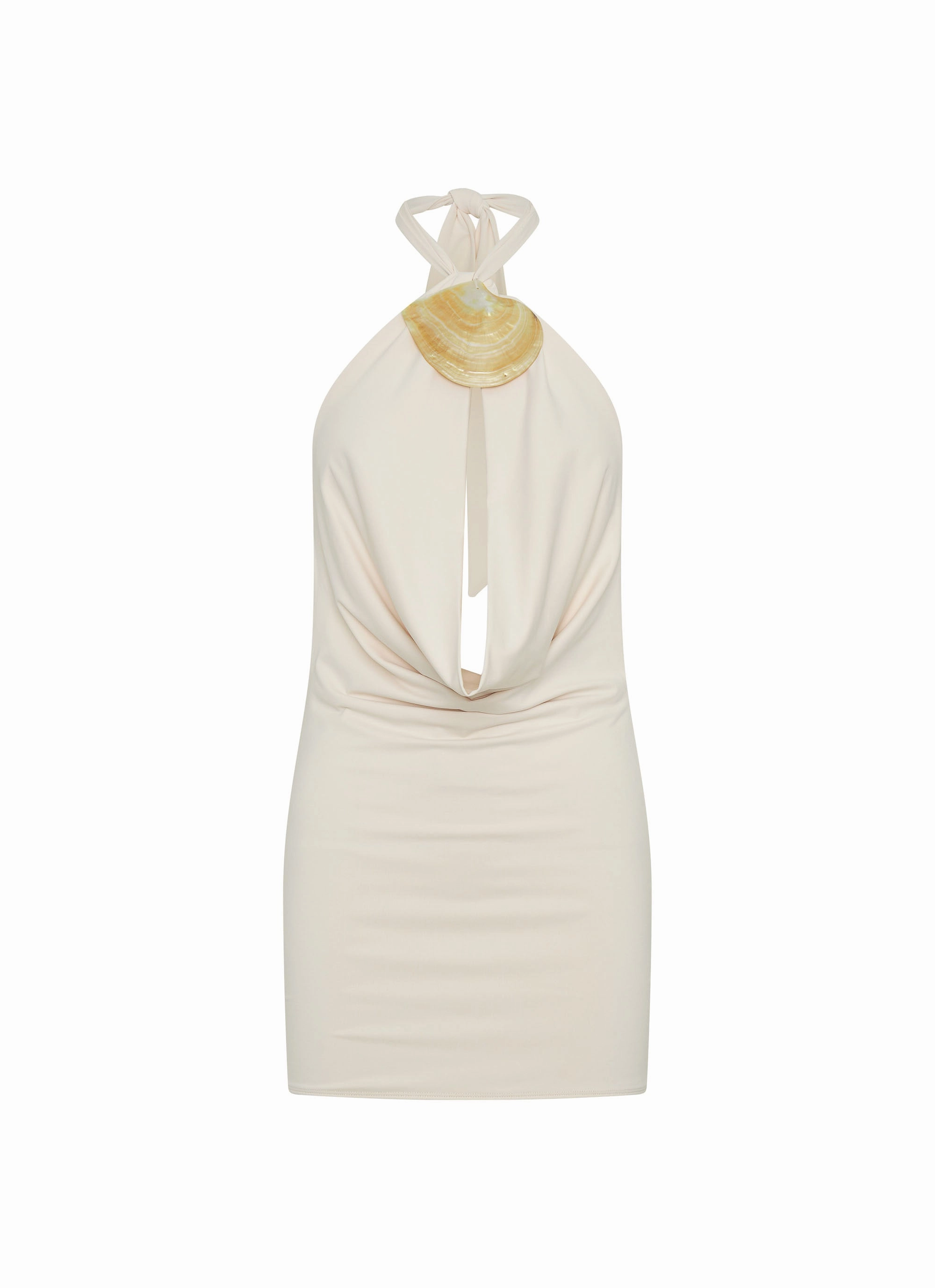 Liora Mini Dress - Ivory Flattering Layers