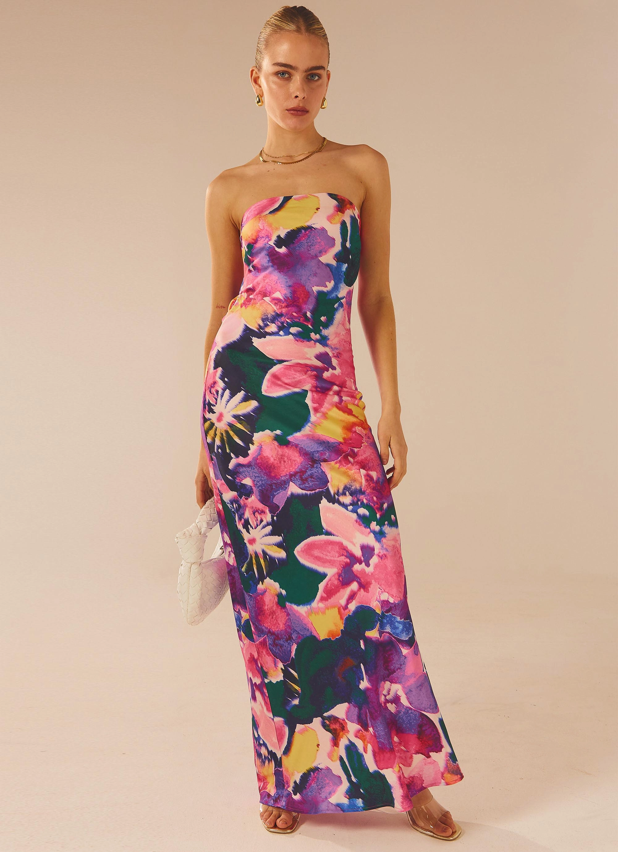 Carried Away Maxi Dress - Candy Bouquet Warm Touch Smart Look