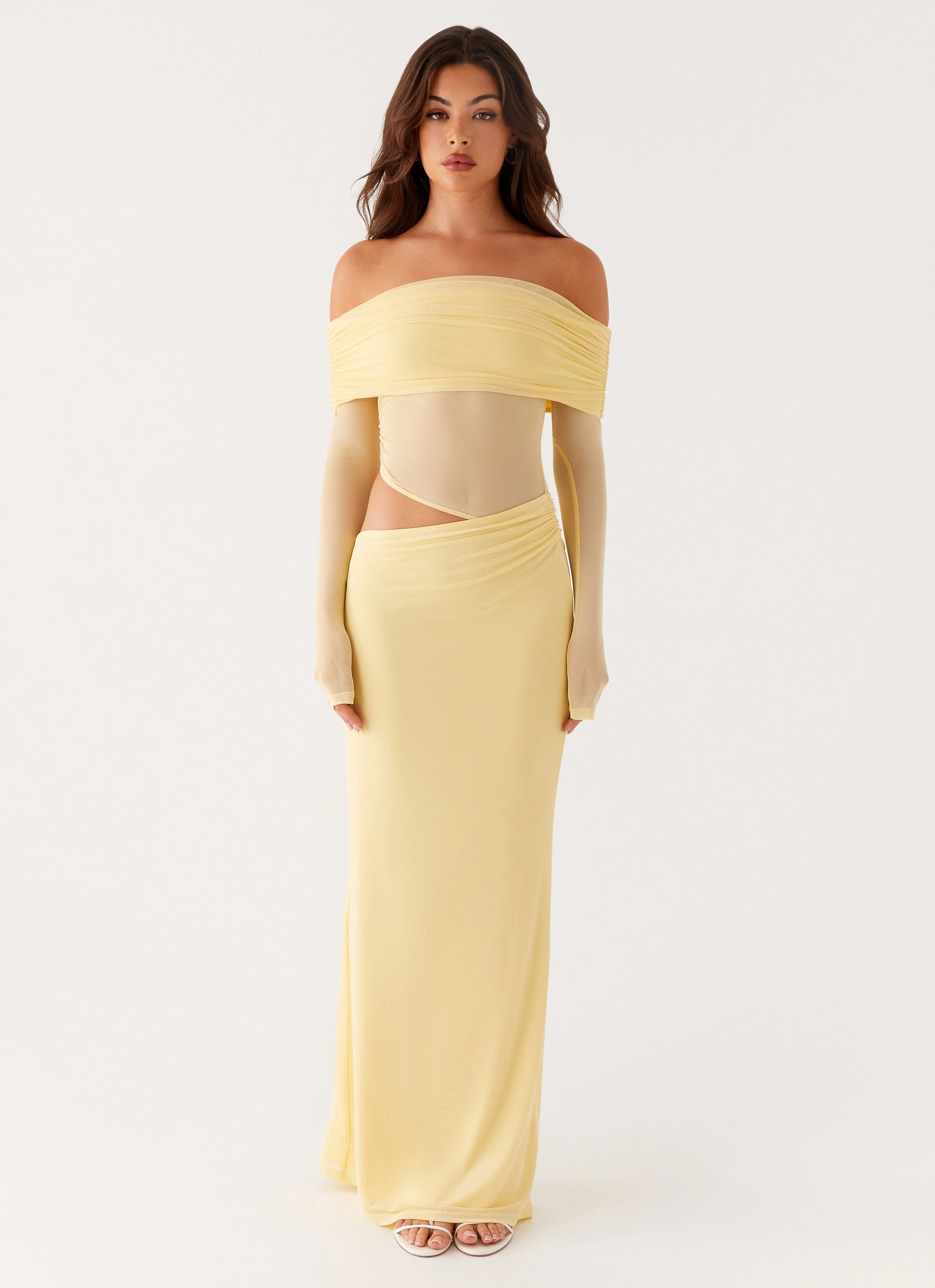 Emery Maxi Dress - Yellow Smart And Comfortable Sleek Wear