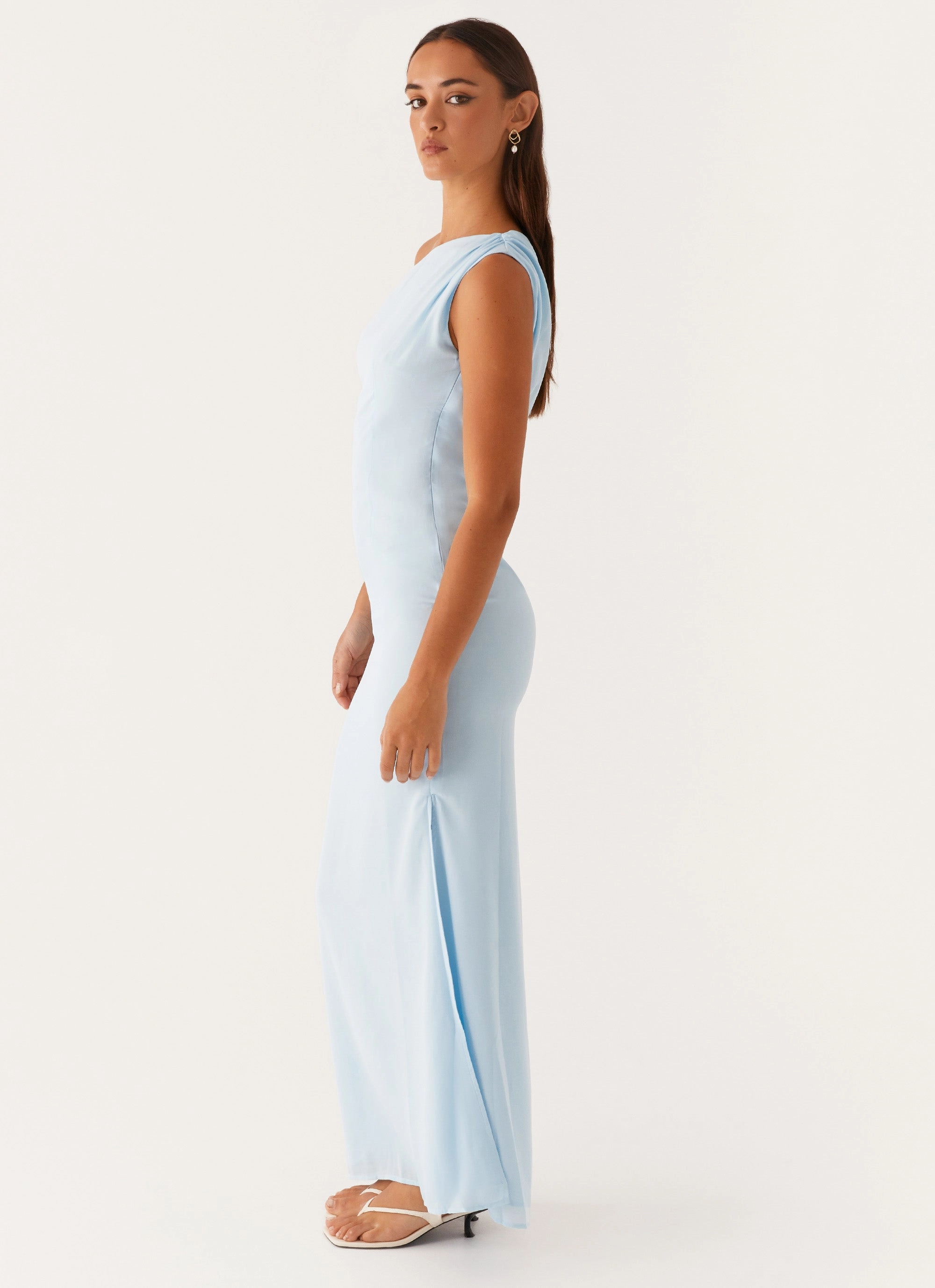 Dinner Date Maxi Dress - Blue Perfect Layer Perfectly Styled