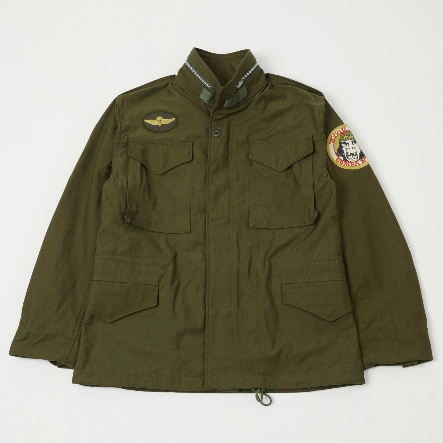 TOYS McCOY 'Taxi Driver' M-65 Field Jacket - Olive All-Weather Comfort Charm