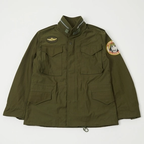 TOYS McCOY 'Taxi Driver' M-65 Field Jacket - Olive All-Weather Comfort Charm