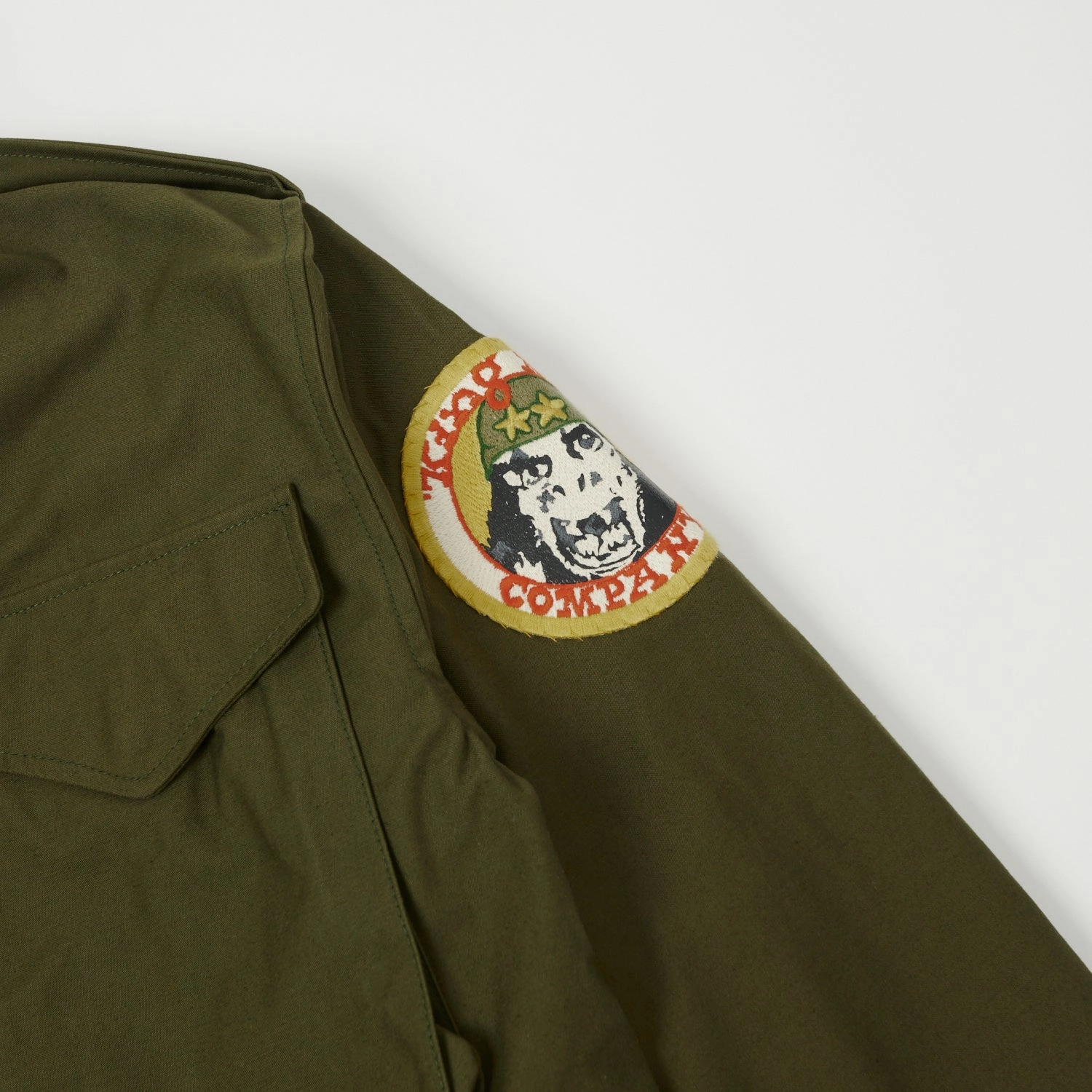 TOYS McCOY 'Taxi Driver' M-65 Field Jacket - Olive Minimal Lines Experiment