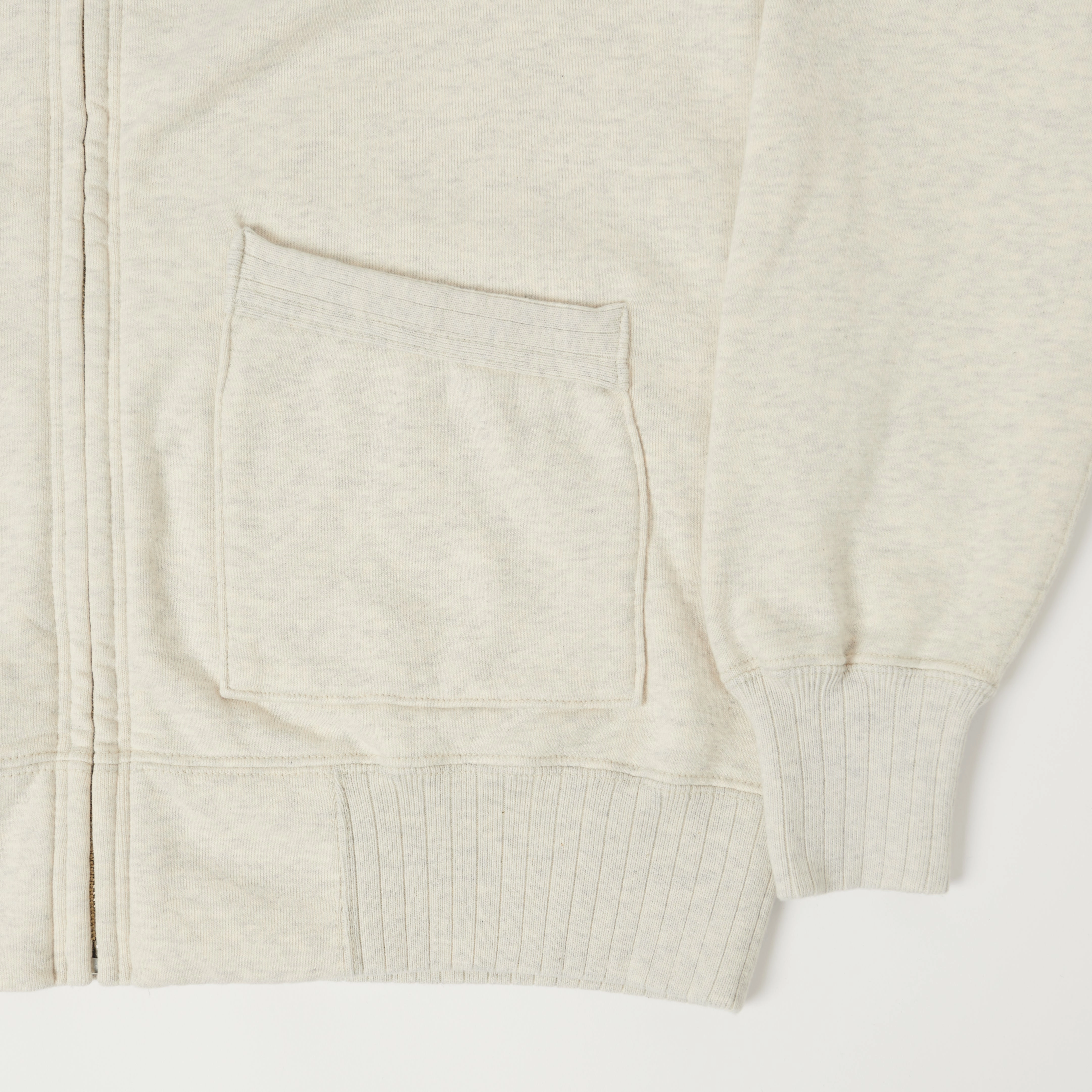 Buzz Rickson's U.S. Army Air Forces Zip Sweatshirt - Oatmeal Cozy Outerwear product mass produced efficiency