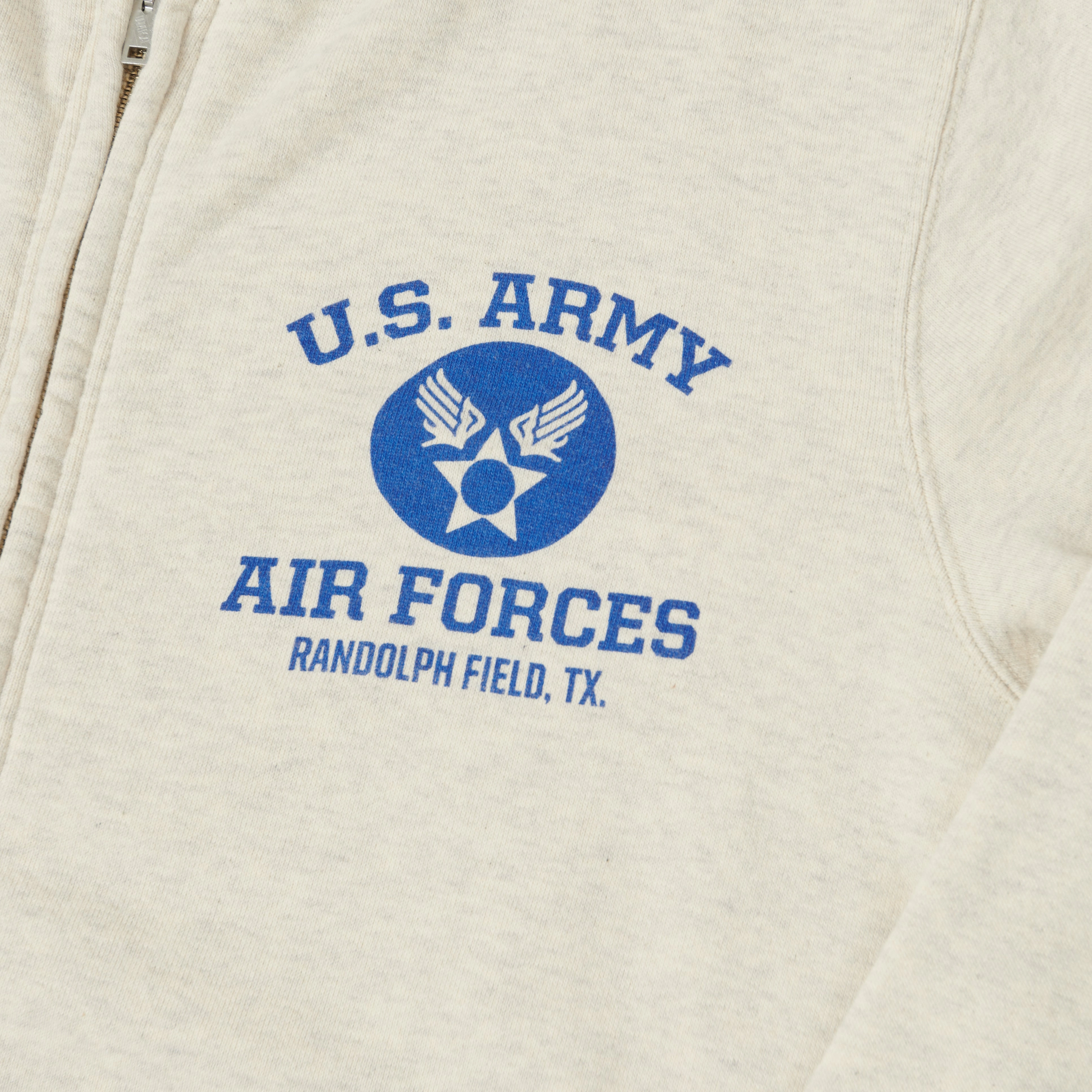 All Purpose Layer Buzz Rickson's U.S. Army Air Forces Zip Sweatshirt - Oatmeal