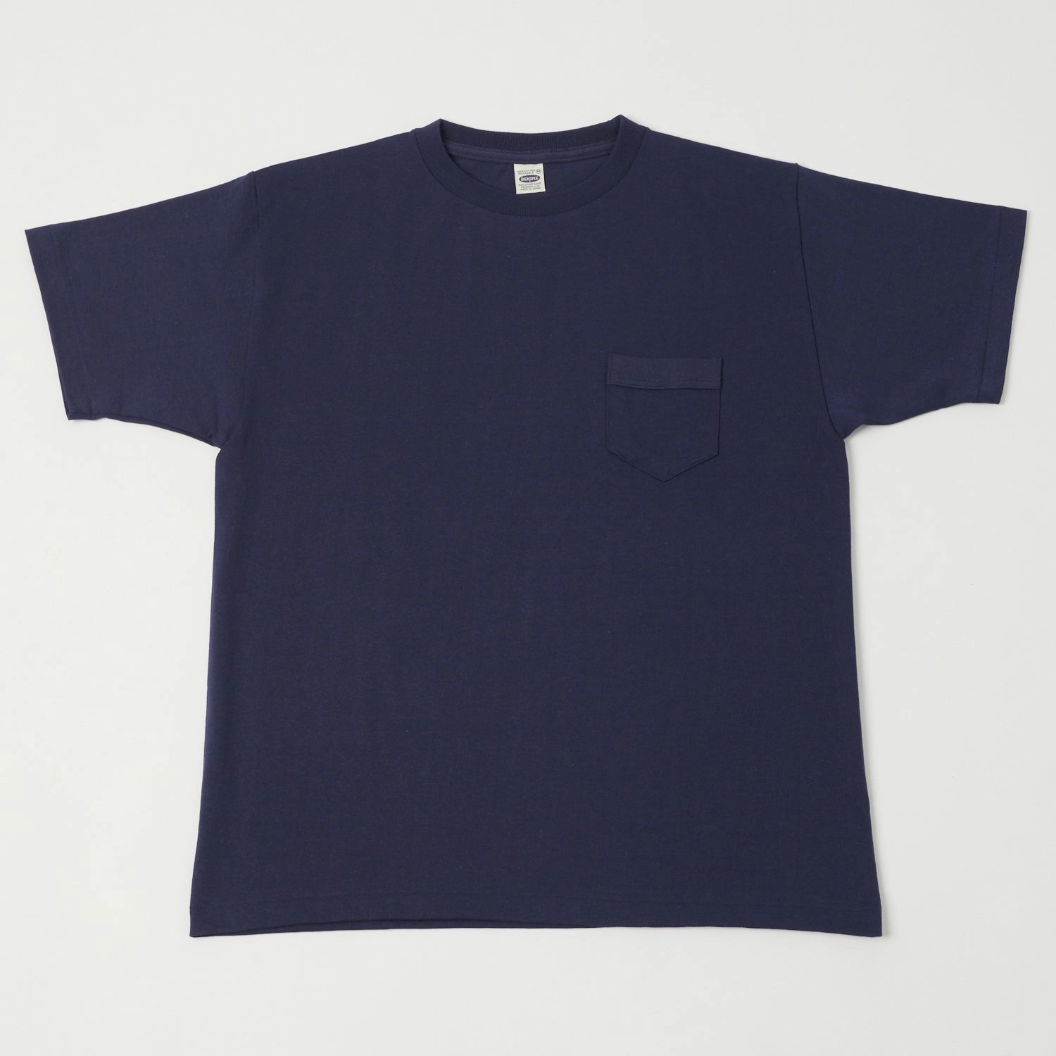 Denime Lot. 263 Pocket Tee - Ink Navy Minimalist Aesthetic