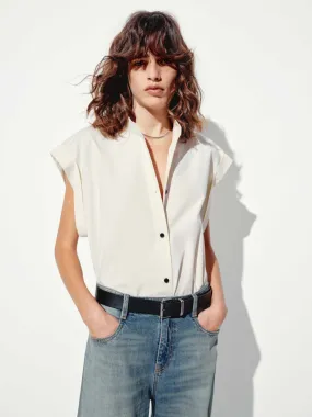 Abrasion resistant Urban Edge Cotton Blend Sleeveless Top