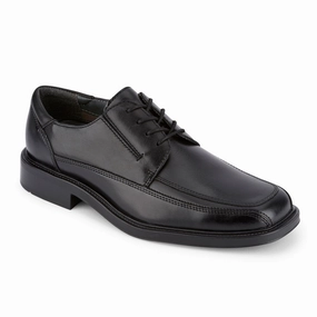 Dockers Mens Perspective Leather Dress Oxford Shoe - Wide Widths Available Classic Black Black Oxfords