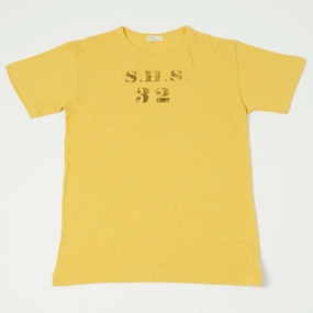 Soft touch finish Quick Comfort Fit Warehouse & Co 4091 'SHS' Skivvy T-Shirt - Yellow