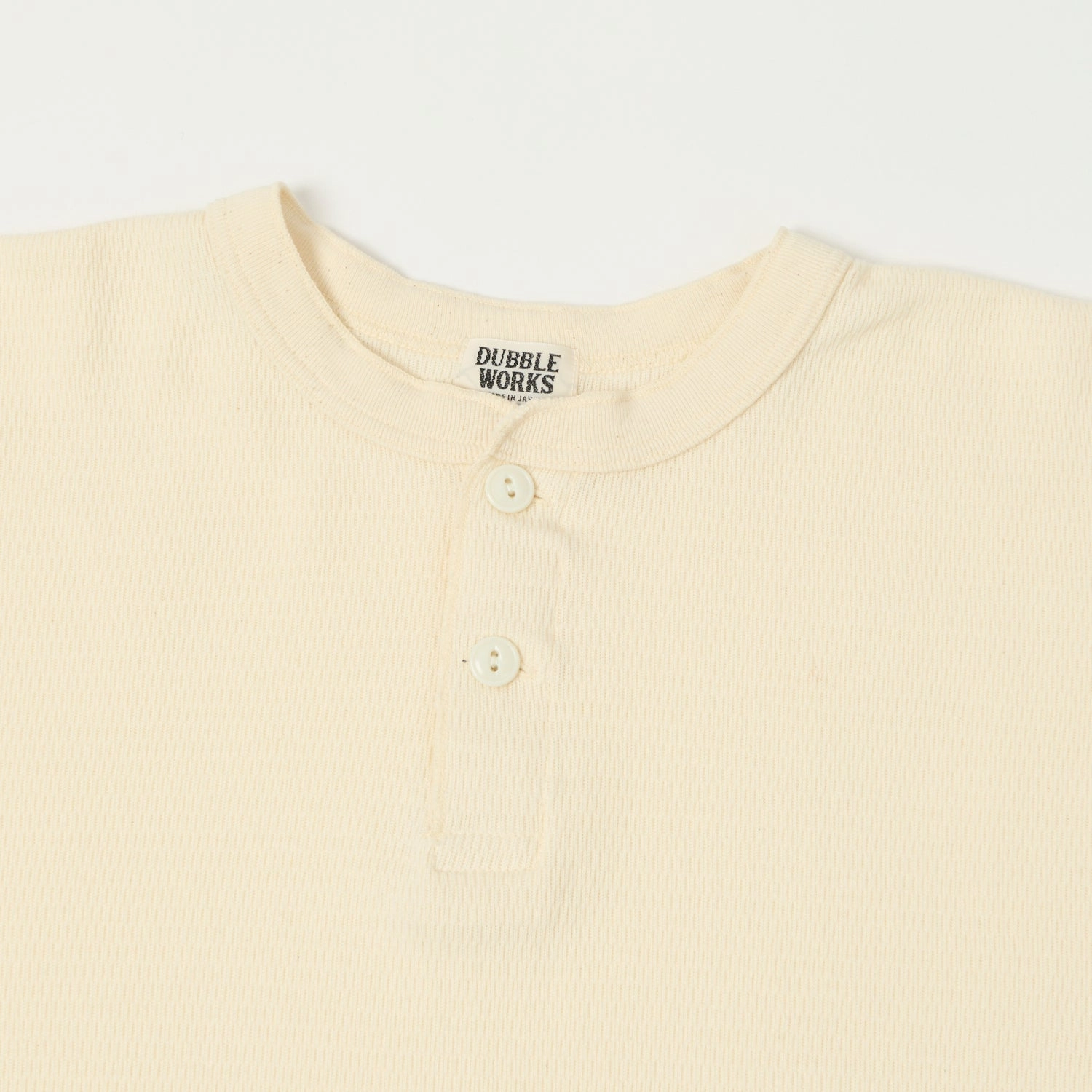 Dubbleworks Long Sleeve Thermal Henley - Kinari LongLastingColor