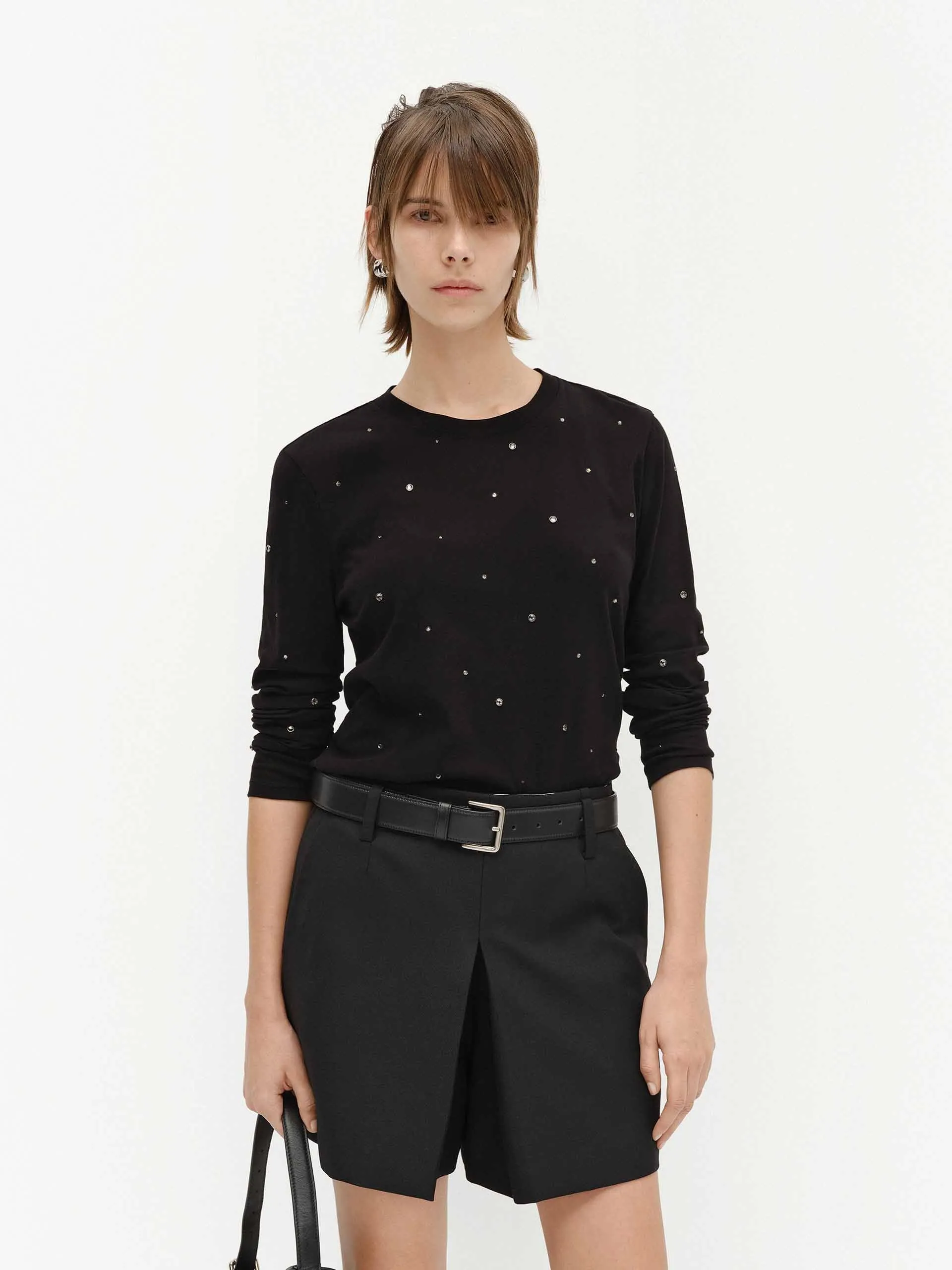 Crystal Detail Top Set Youthful Appeal Urban Edge