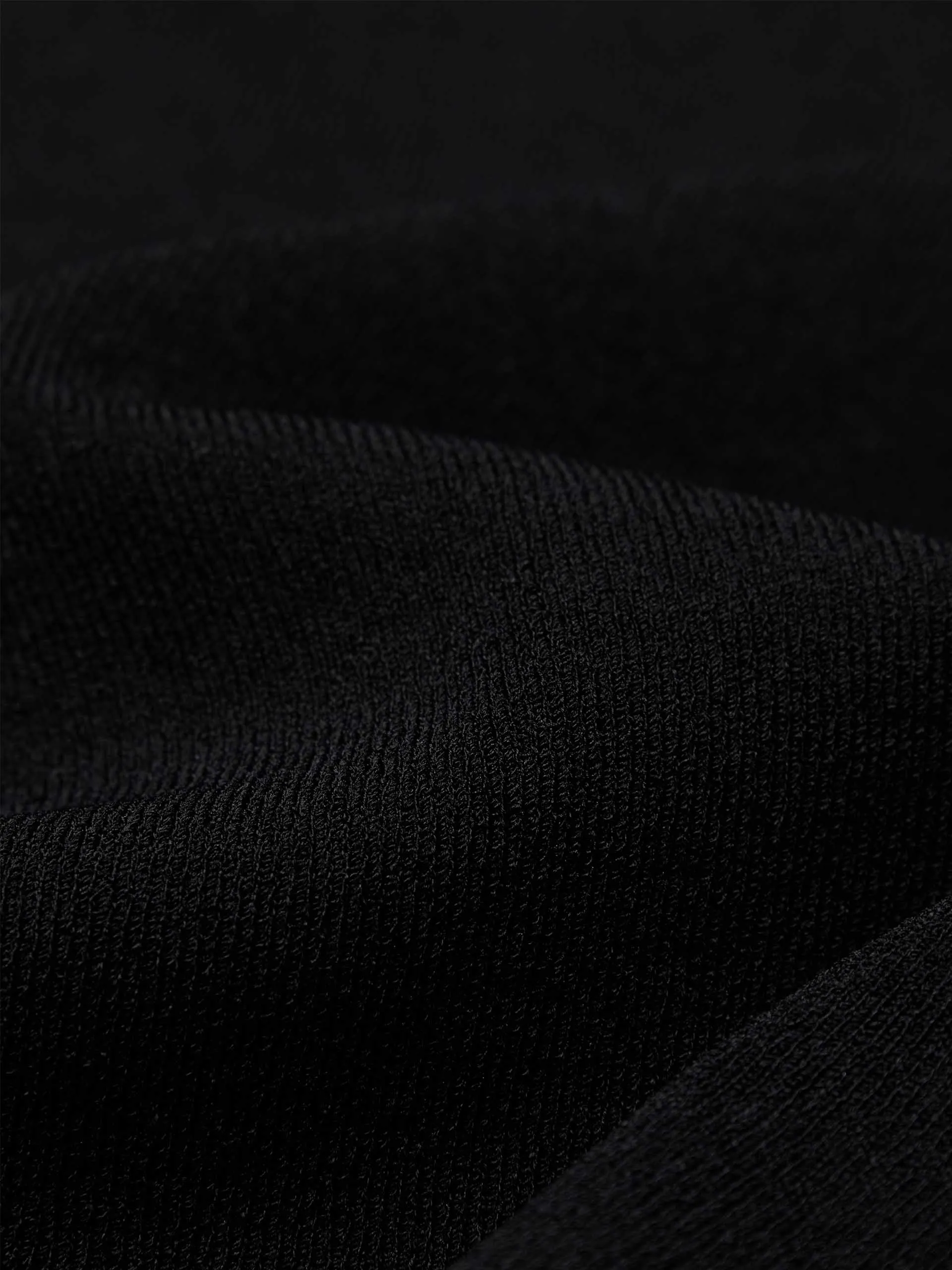 Split hem Breathable mesh Cut Shoulder Knit Top