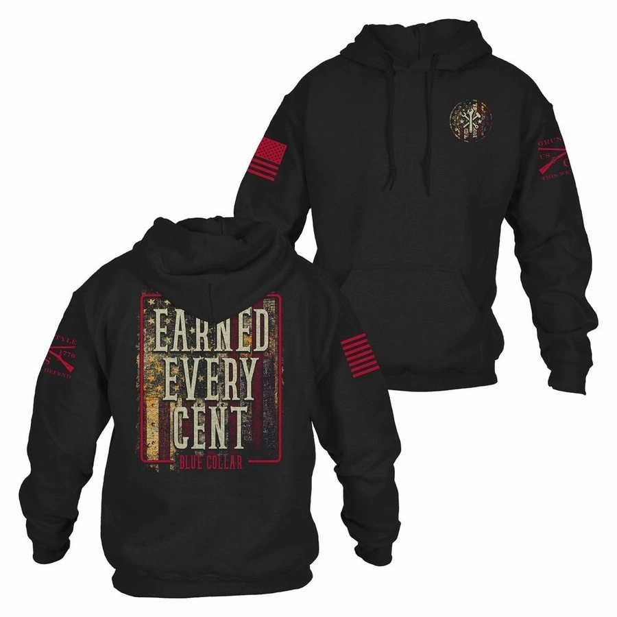 Every Cent Hoodie - Black Cozy Hoodie