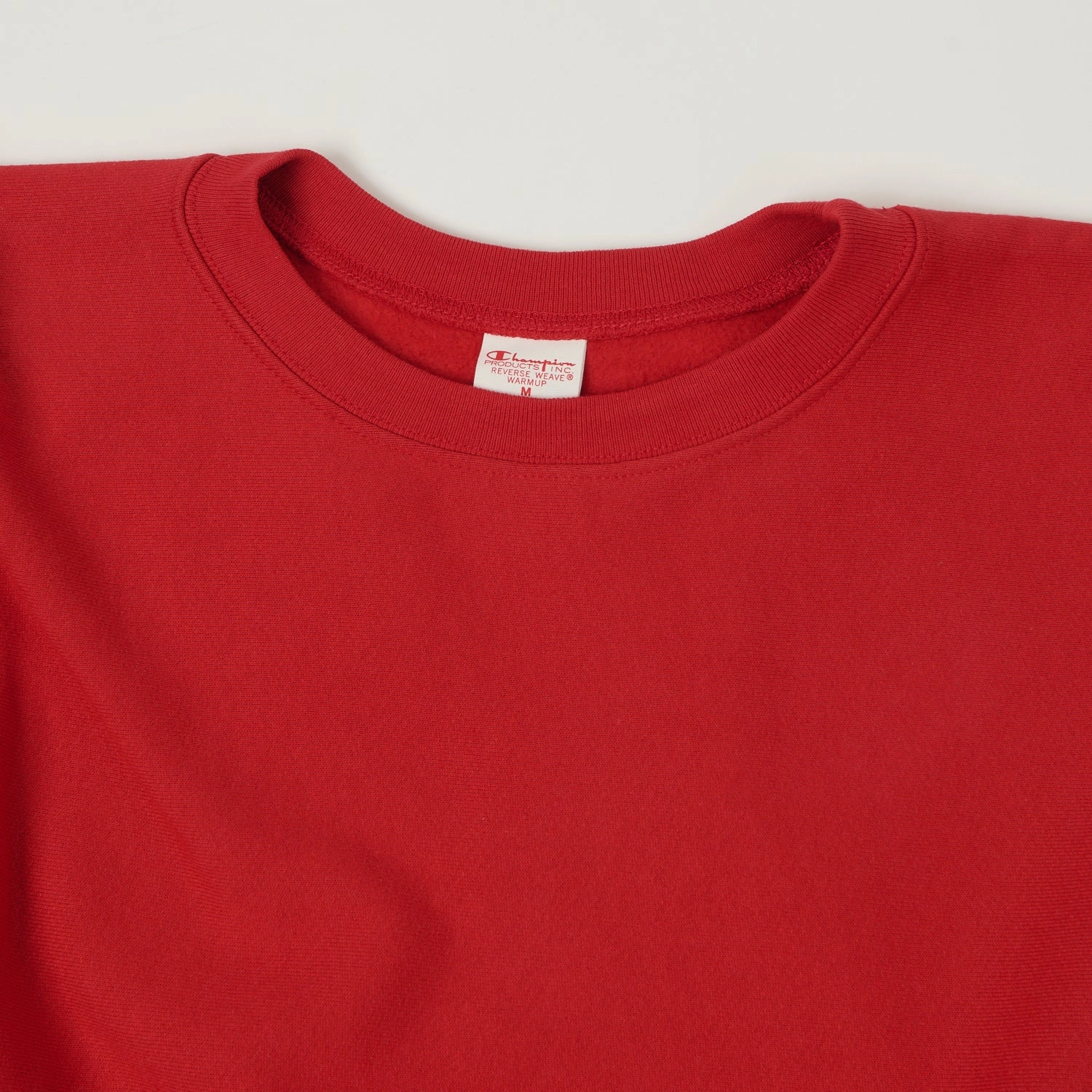 Champion Made in USA Reverse Weave Crewneck Sweatshirt - Cardinal Red Urban Bold