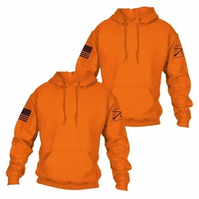 Warm Clothing Cold Day Wear Basic Hoodie Safety Orange 2 Pack