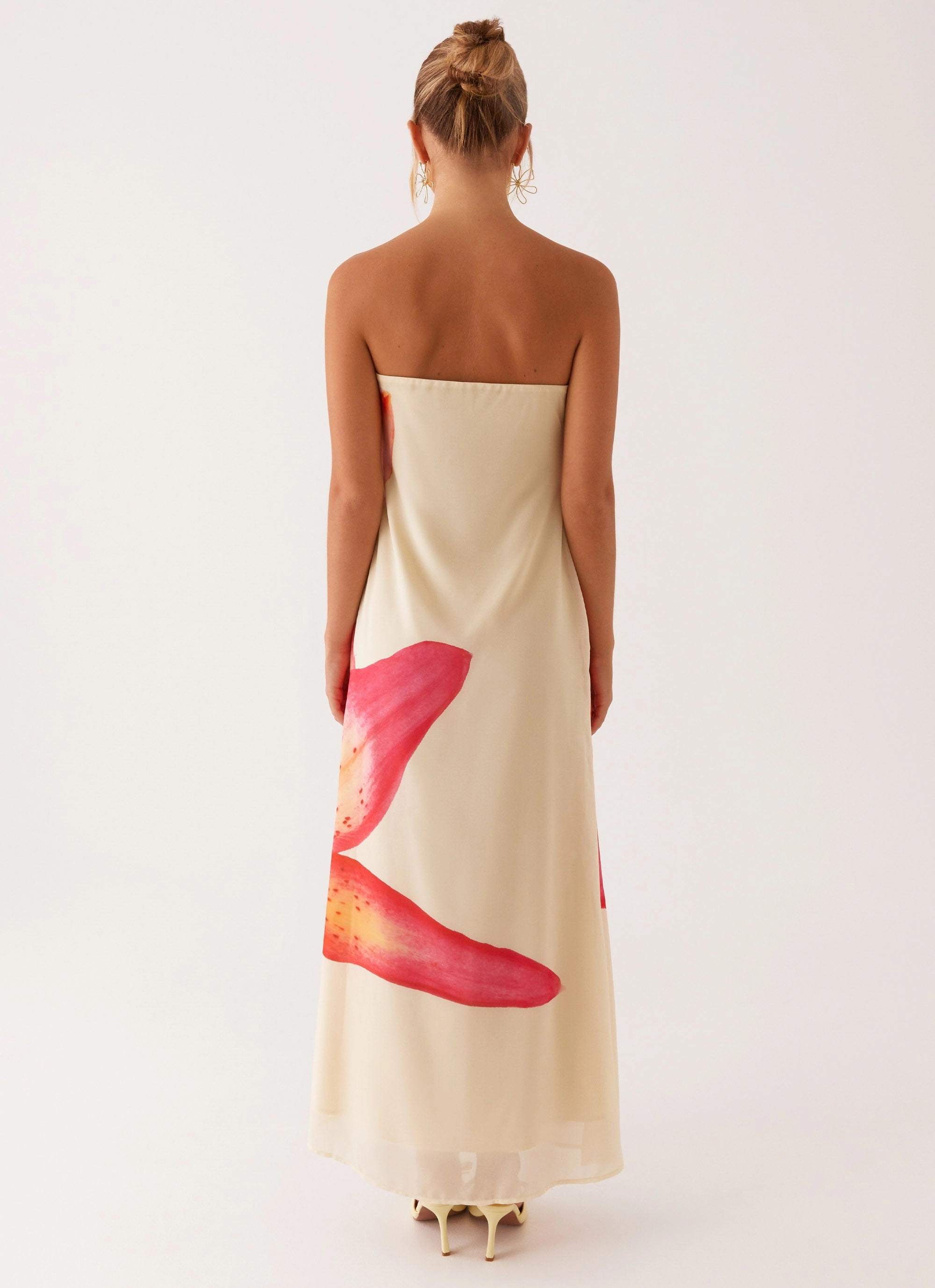 Glamorous look Darcy Maxi Dress - Yellow Floral