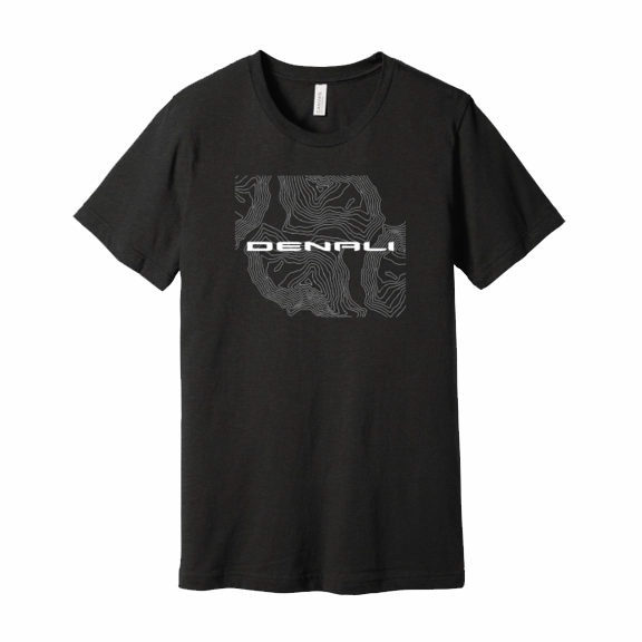 Light Style Trend Denali Topography Graphic T-Shirt